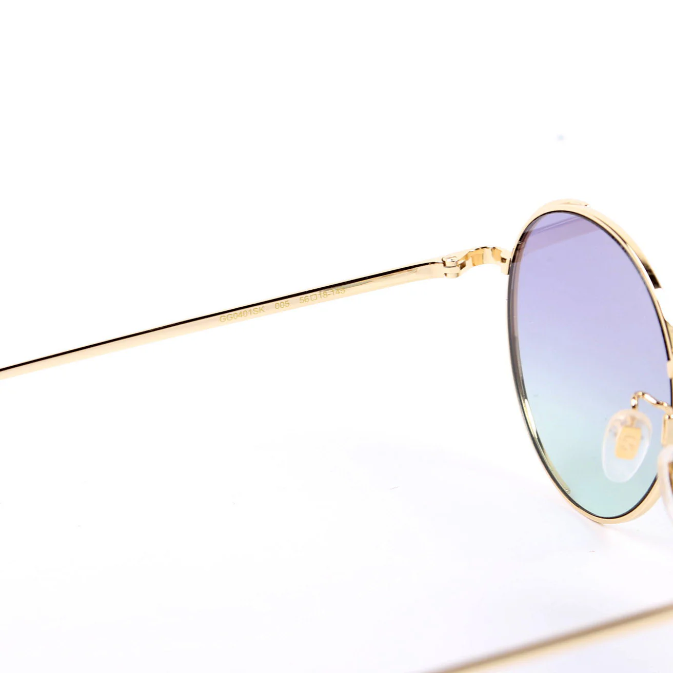 GG0401SK Oversized Round Sunglasses Gold - Image 5