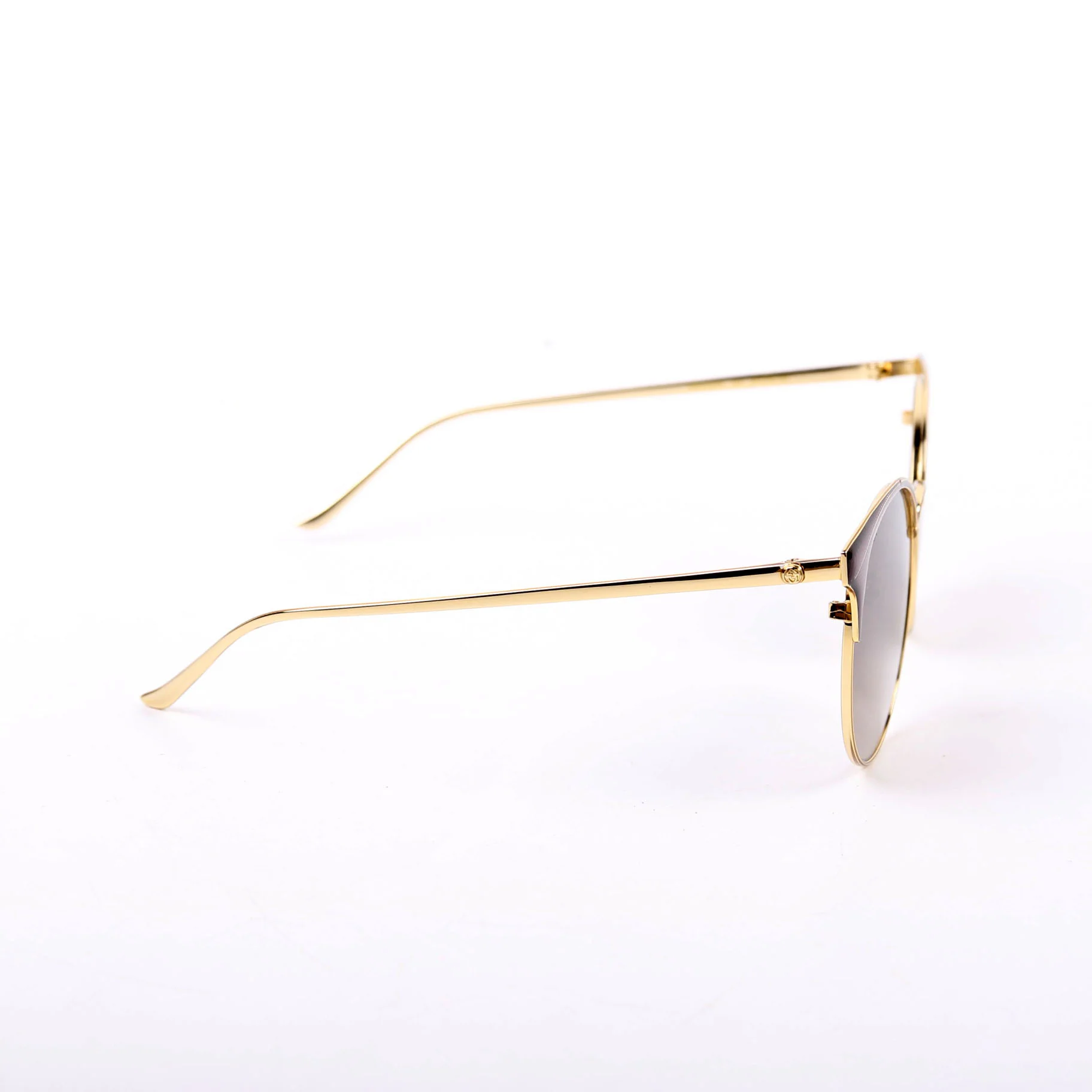 GG0402 Round Cateye Sunglasses Gold/Purple - Image 3