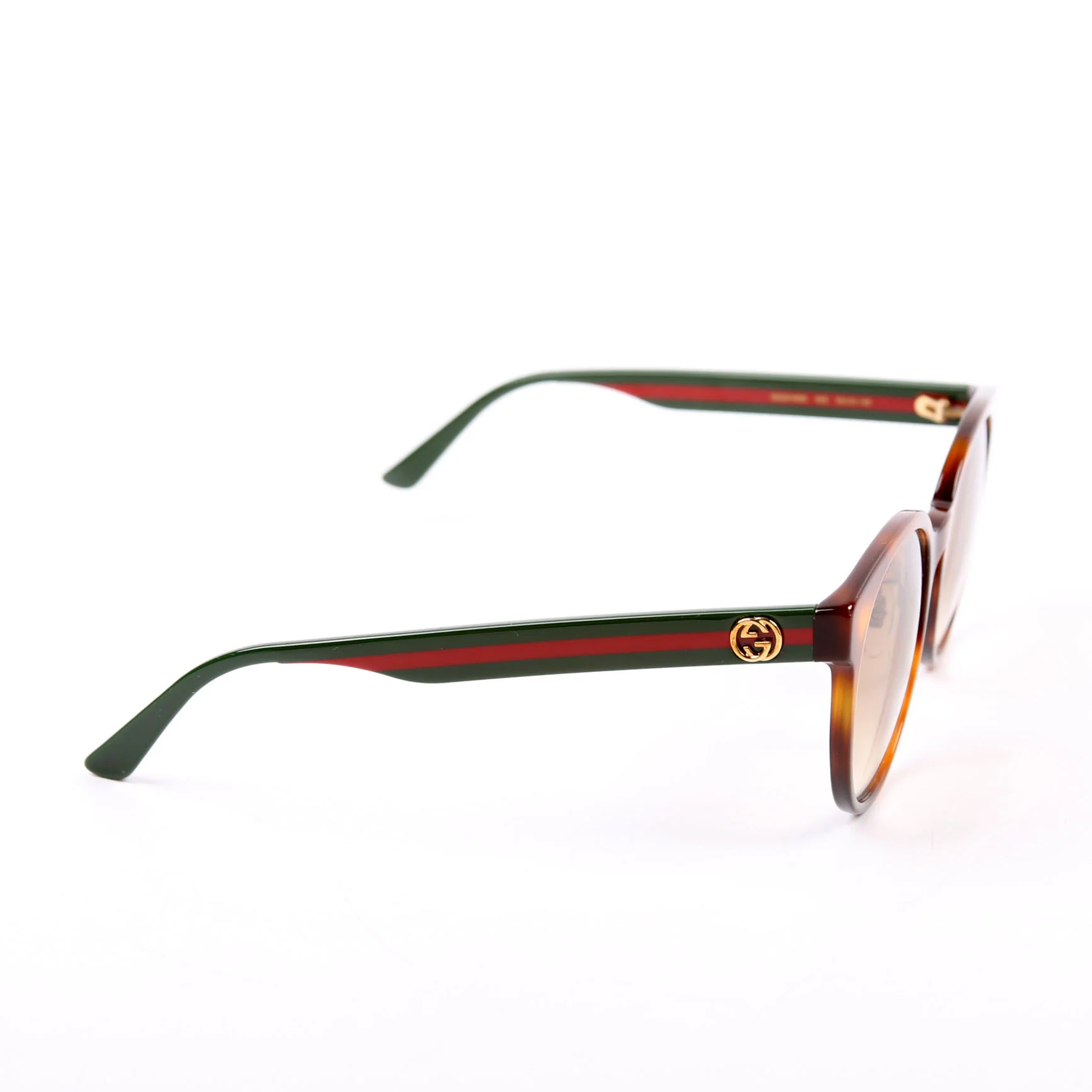 GG0416SK Round Sunglasses Brown/Multicolor - Image 3