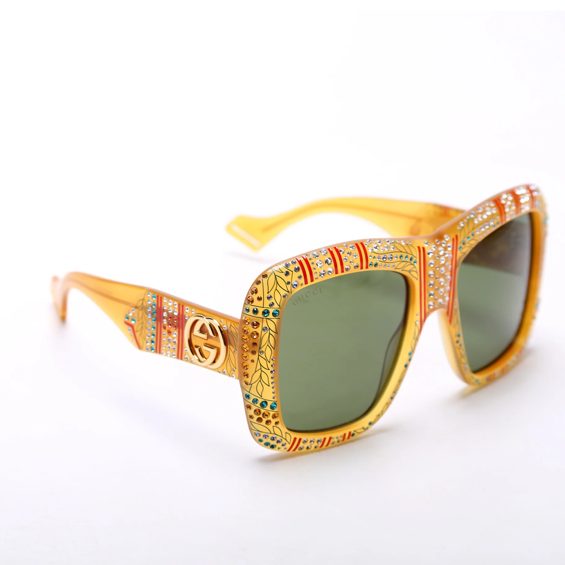 GG0498S Hollywood Forever Sunglasses Yellow/Multicolor - Image 2