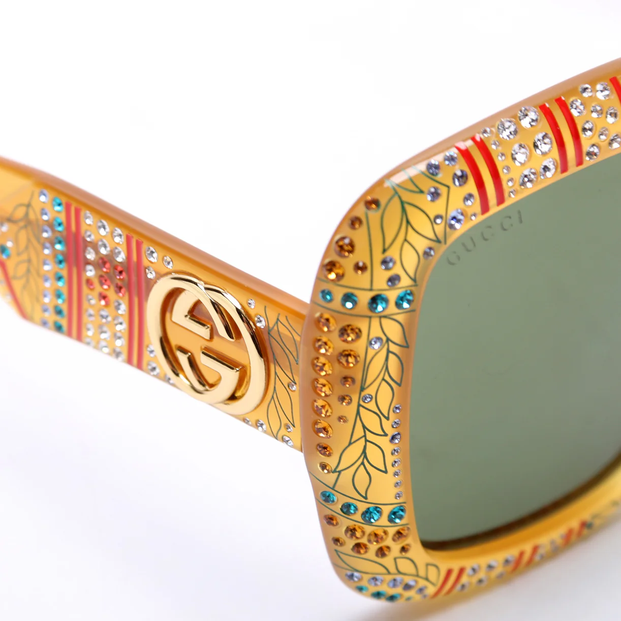 GG0498S Hollywood Forever Sunglasses Yellow/Multicolor - Image 3