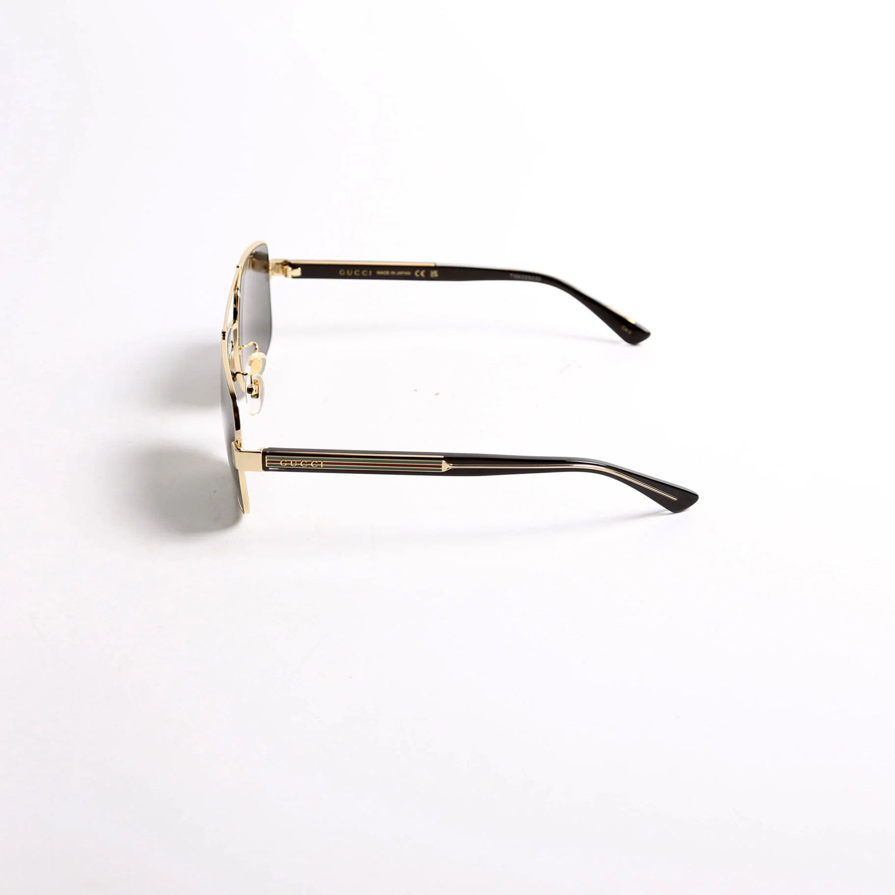 GG0529S Web Aviator Sunglasses Black/Gold - Image 2