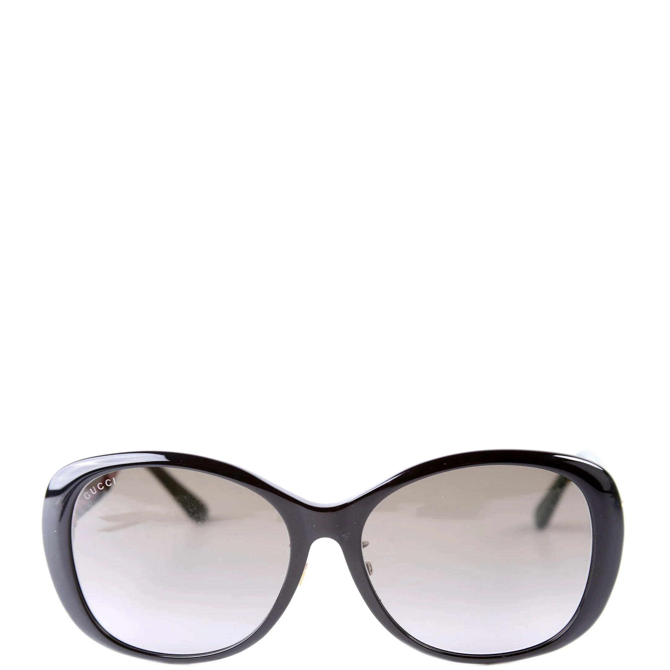 GG0849SK Acetate Web Round Sunglasses Black