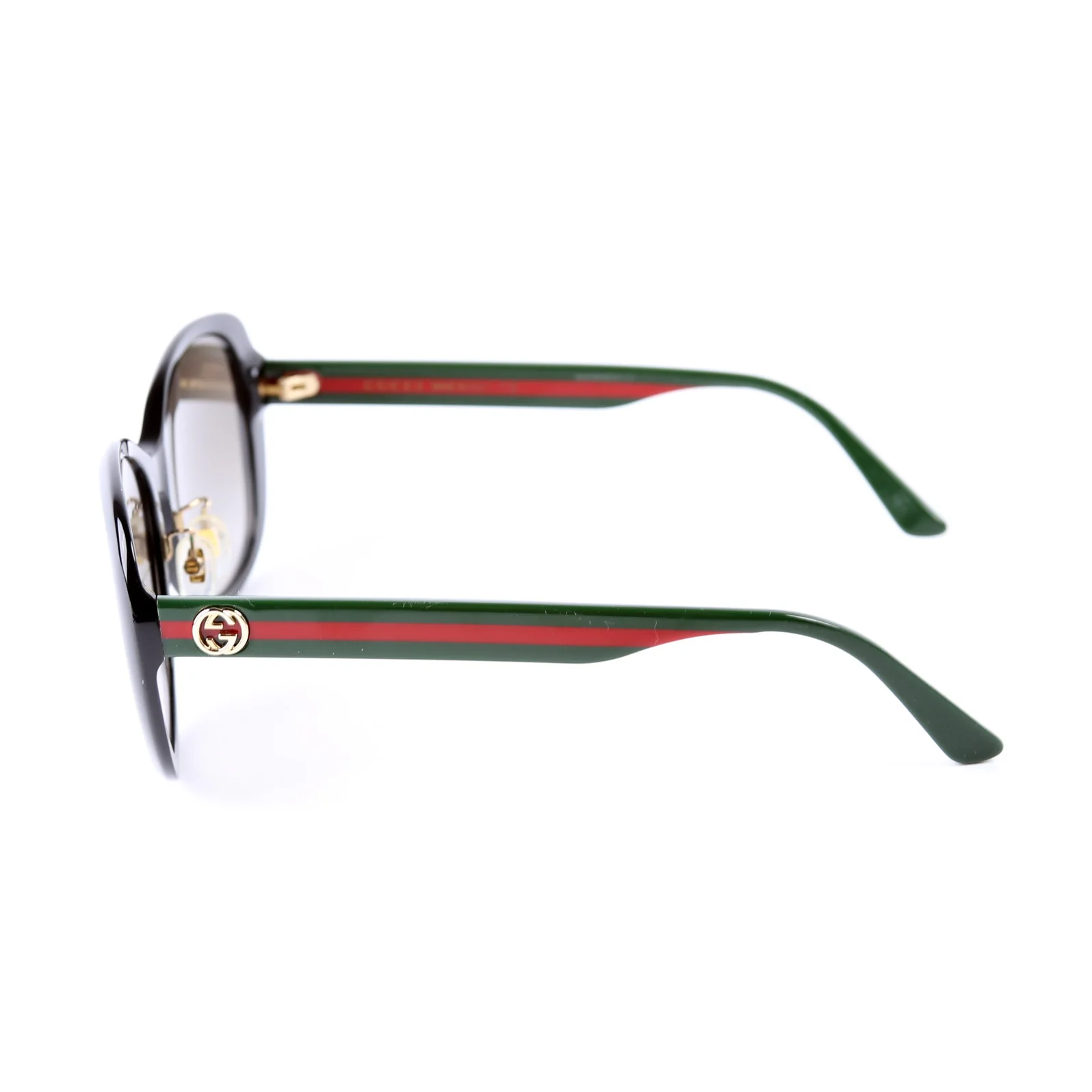 GG0849SK Acetate Web Round Sunglasses Black - Image 2