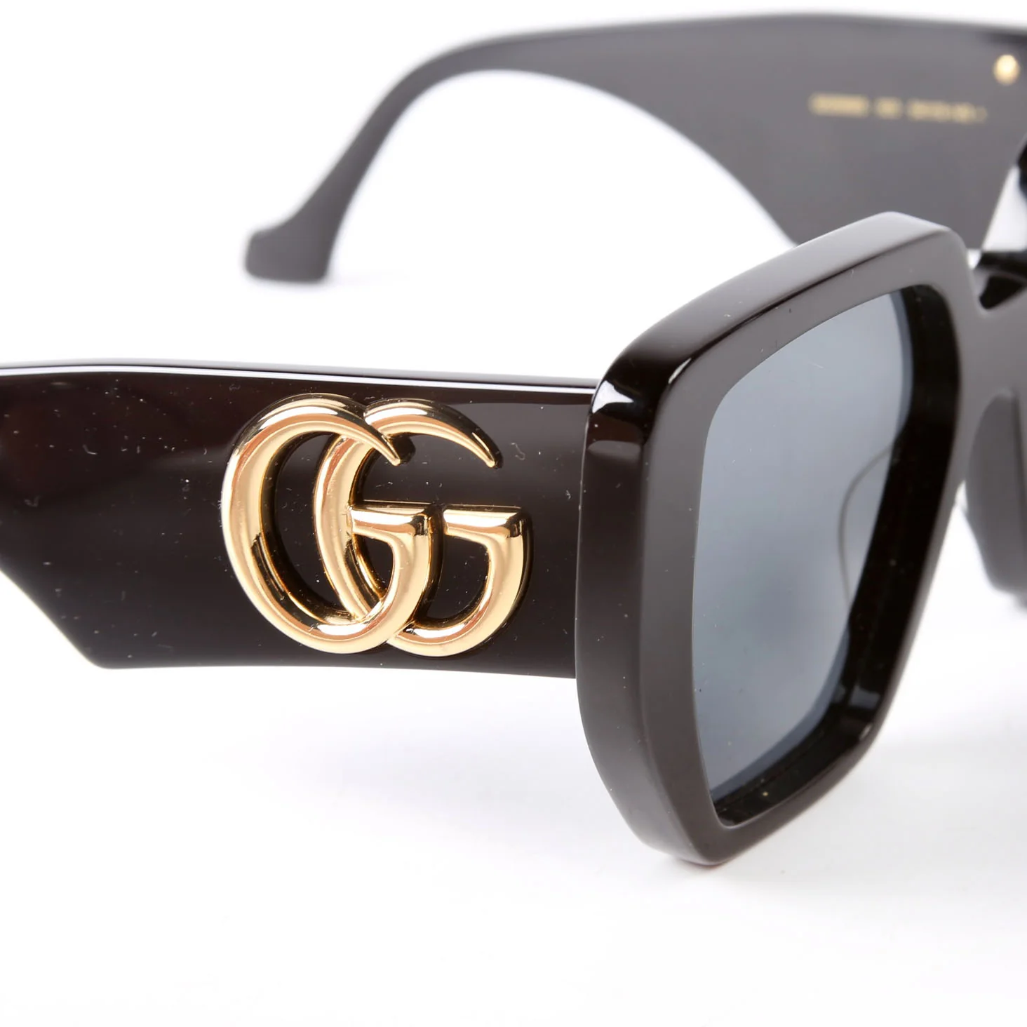GG0956S Double G Oversized Rectangle Sunglasses Black - Image 8