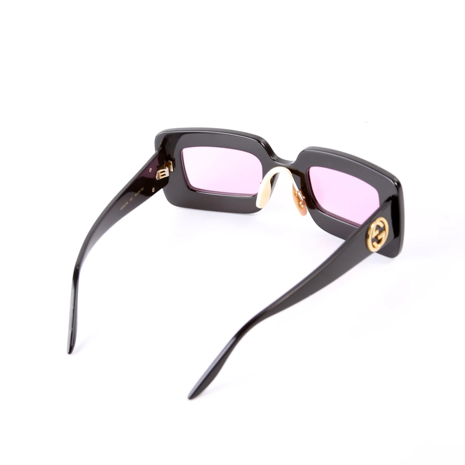 GG0974S 001 Sunglasses Black/Pink - Image 4