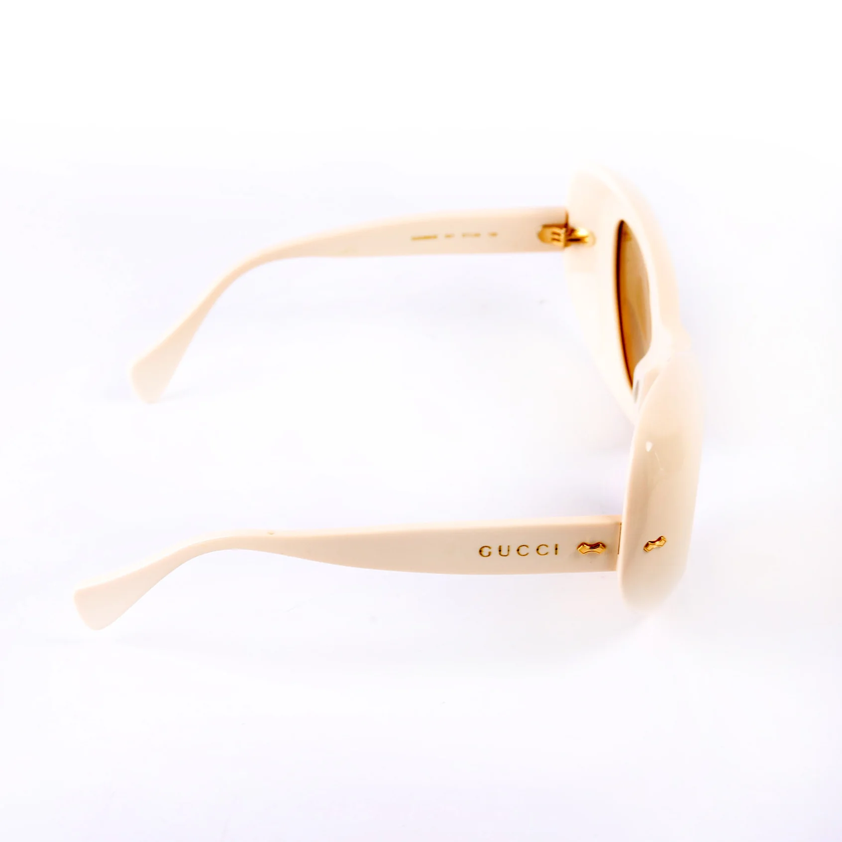 GG0990S 001 Cateye Sunglasses Cream - Image 3