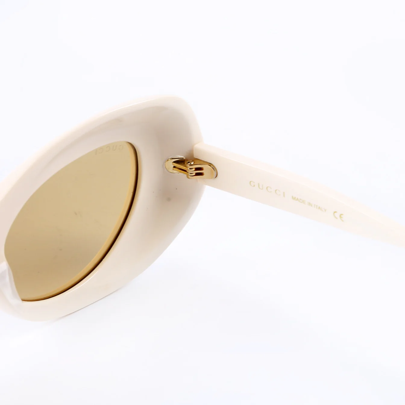 GG0990S 001 Cateye Sunglasses Cream - Image 7