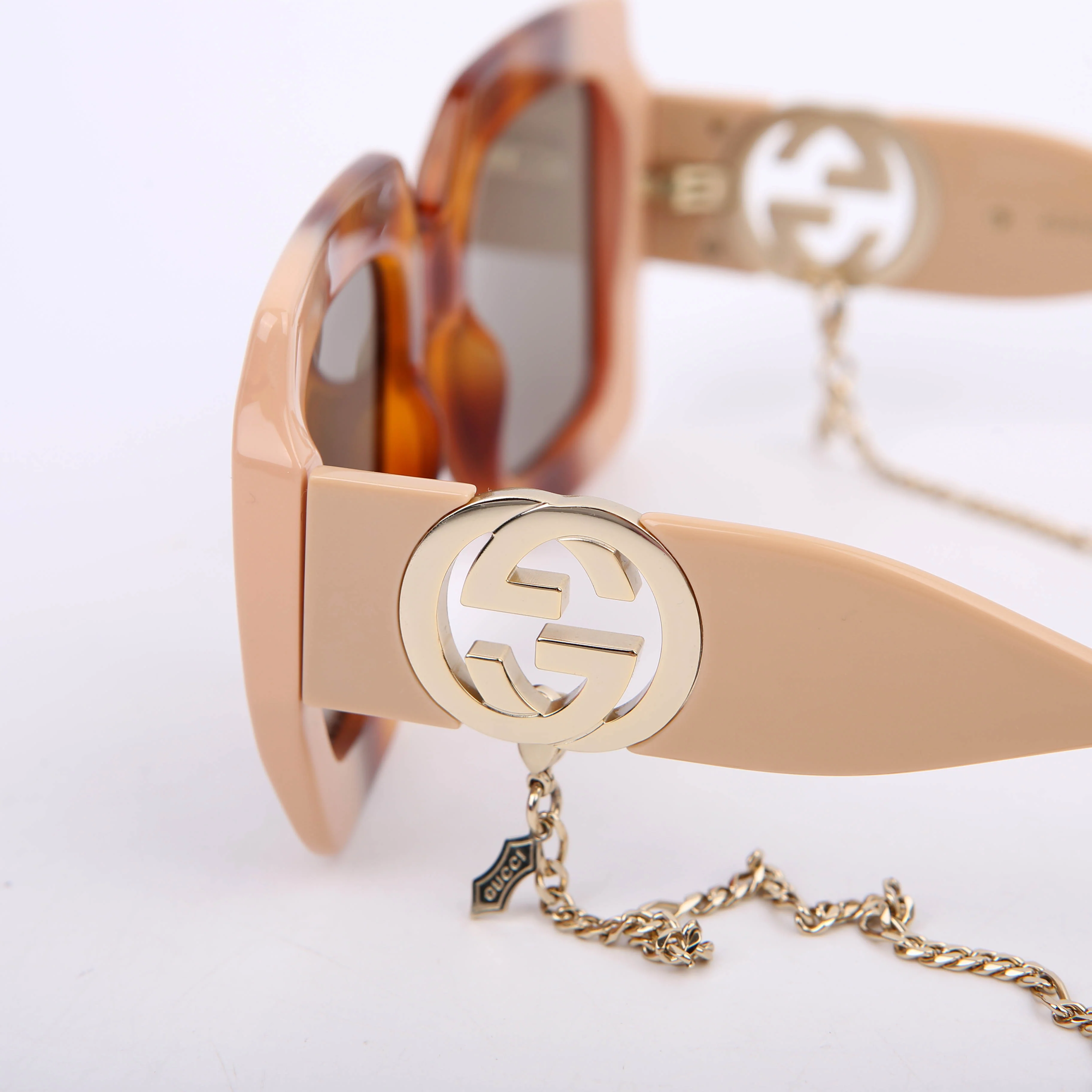 GG1022S Oversized Sunglasses Tan/Brown - Image 5