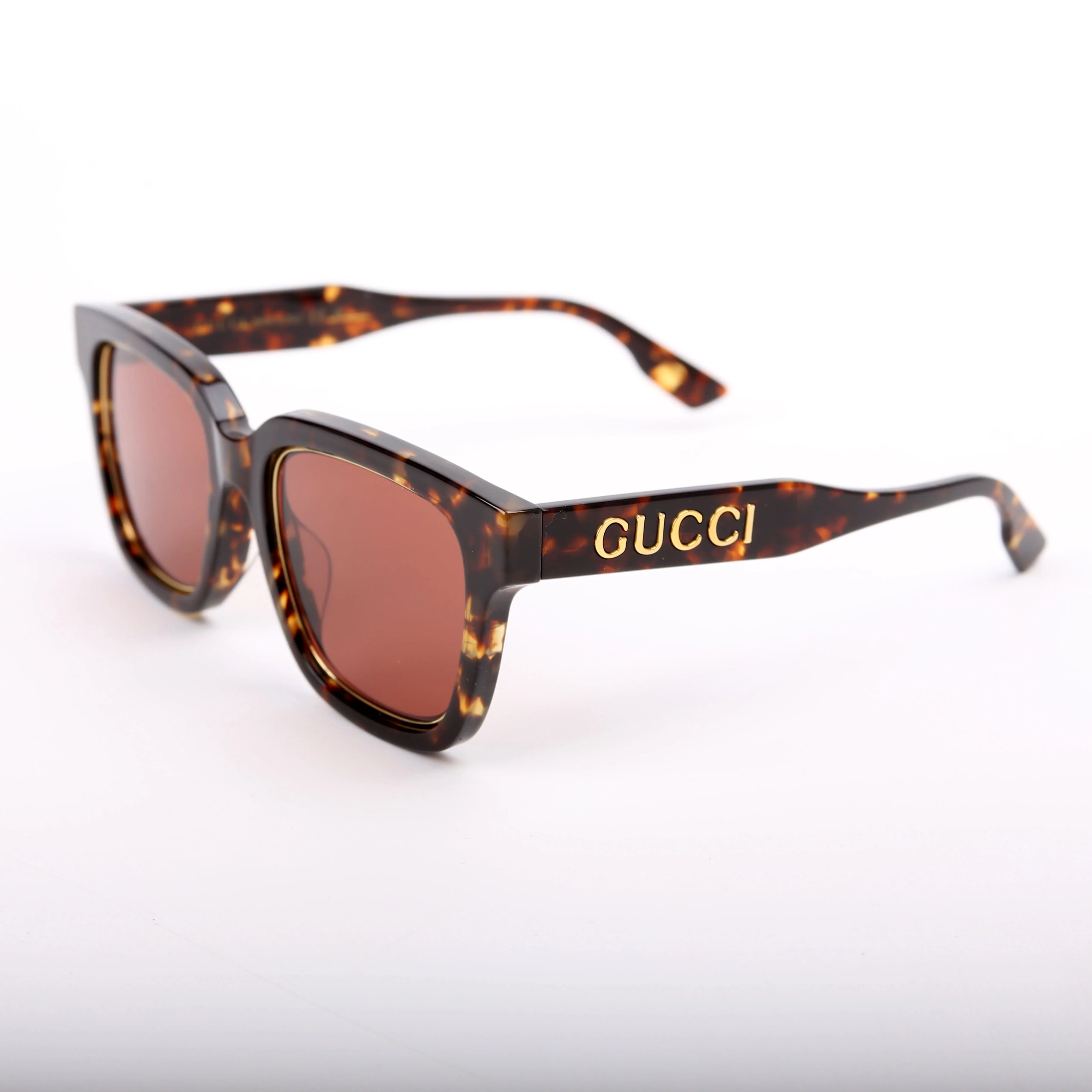 GG1136S Havana Square Sunglasses Tortoise - Image 2