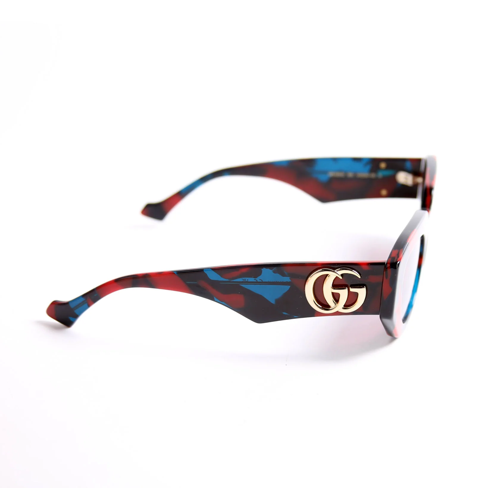 GG1421S GG Acetate Sunglasses Red/Blue - Image 3