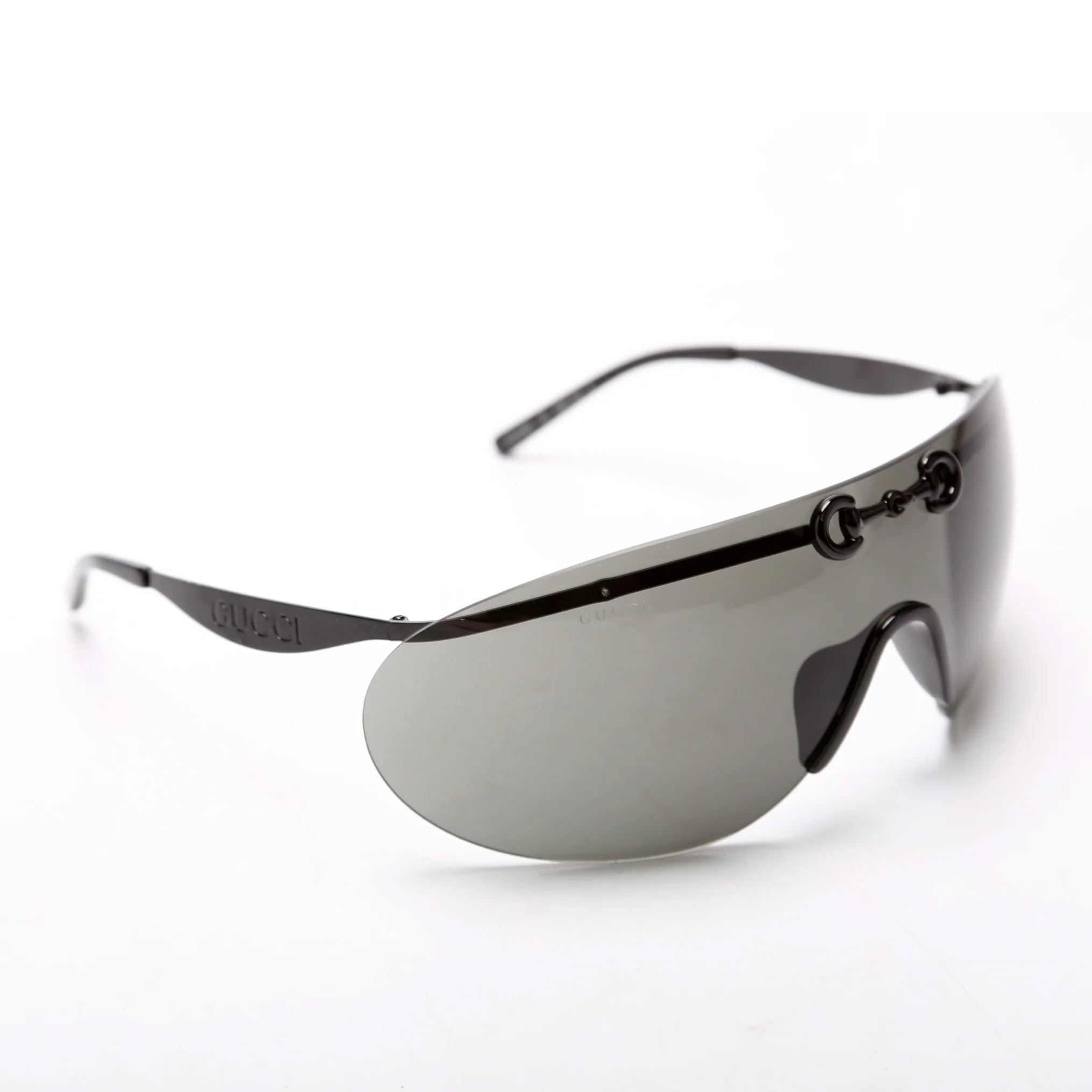 GG1656S Horsebit Shield Sunglasses Black - Image 2