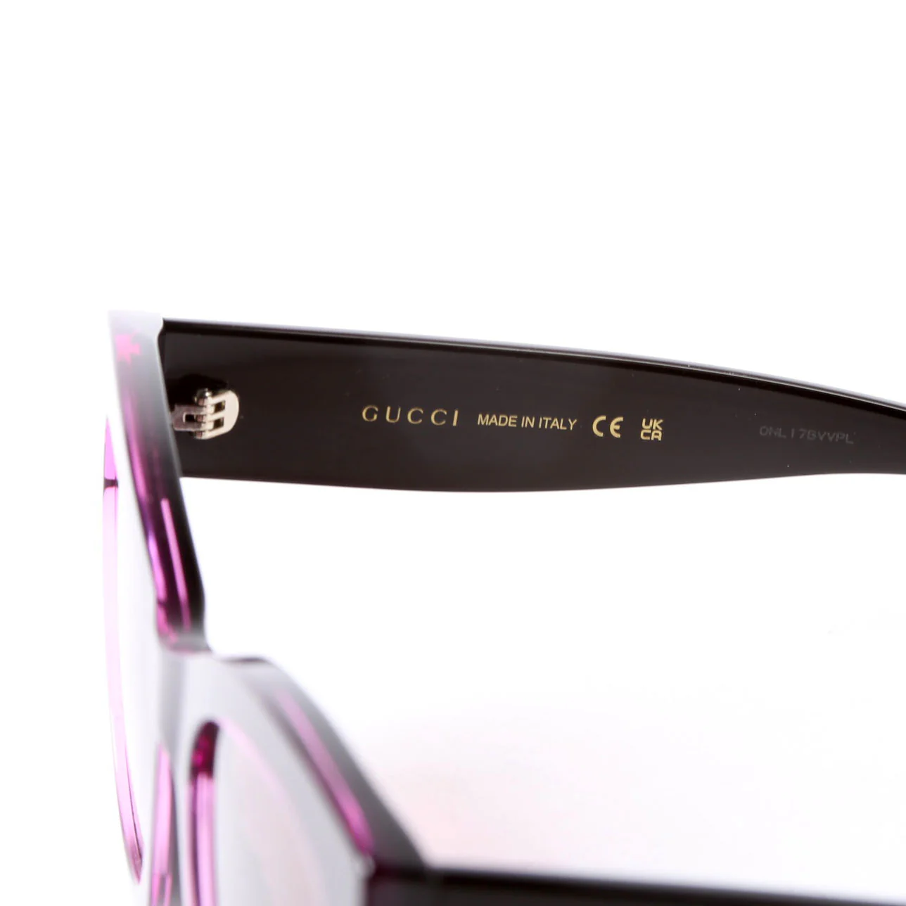 GG1789S Butterfly Sunglasses Black/Purple - Image 6