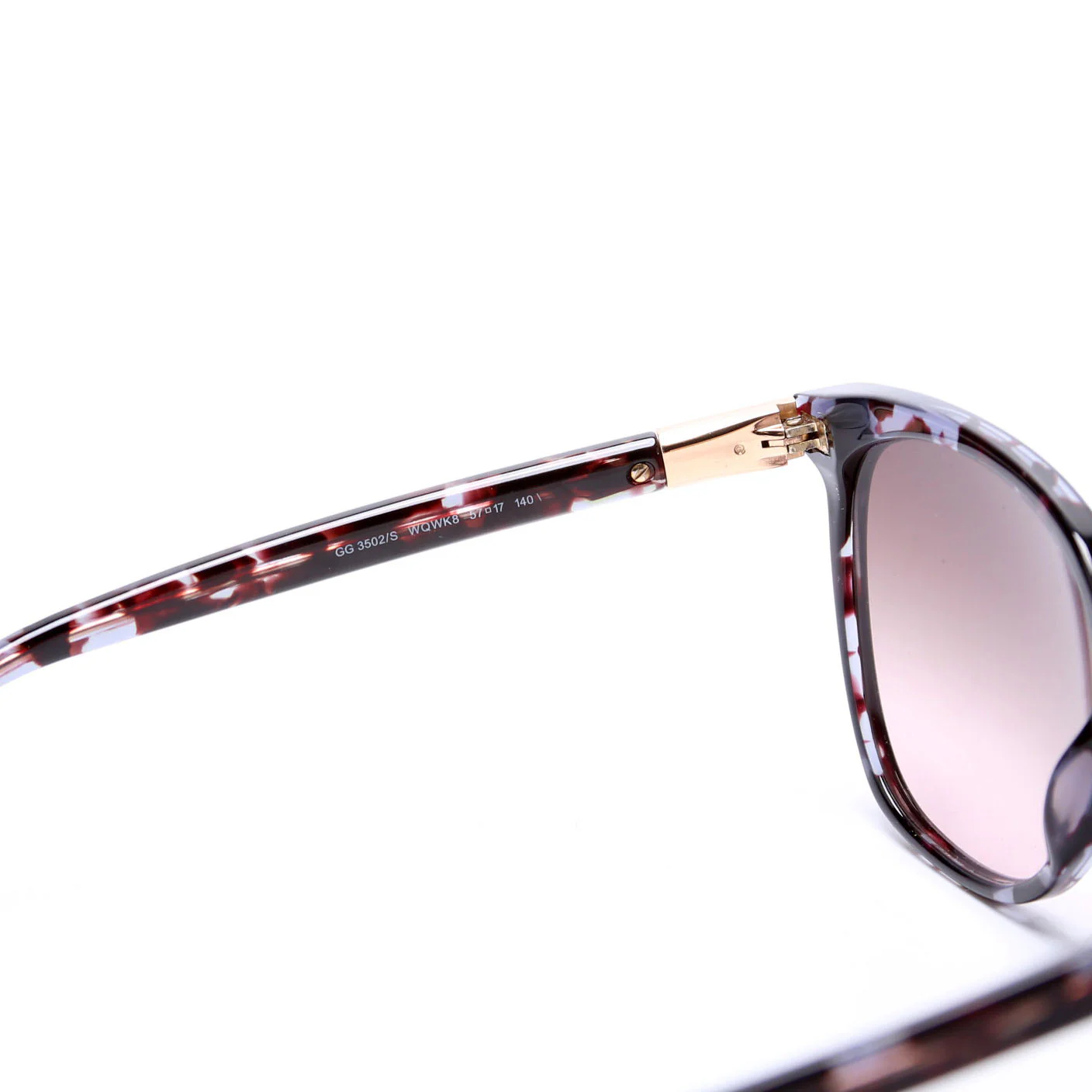 GG3502/S Square Sunglasses Brown/Blue - Image 5