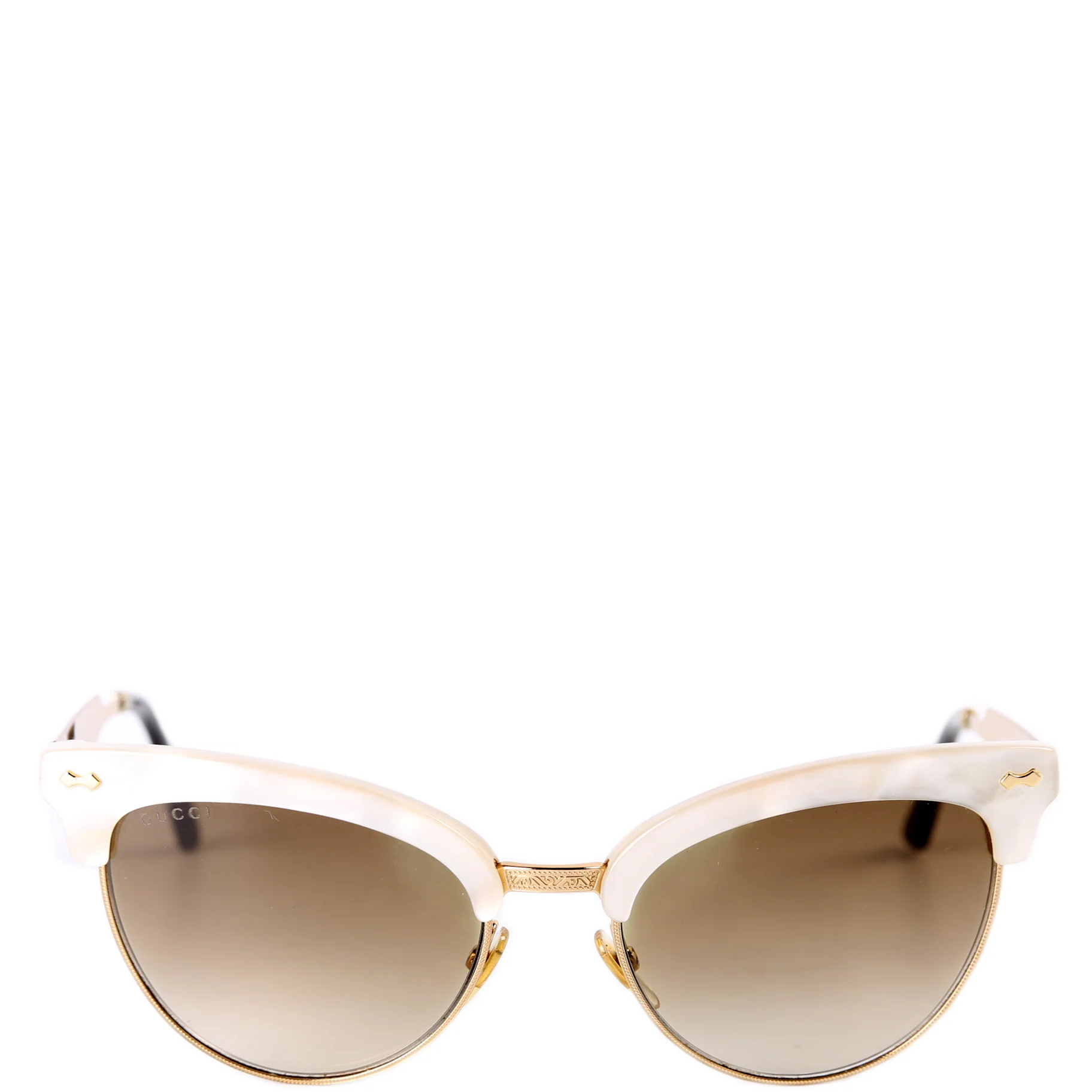 GG4283 Pearl Sunglasses White/Gold