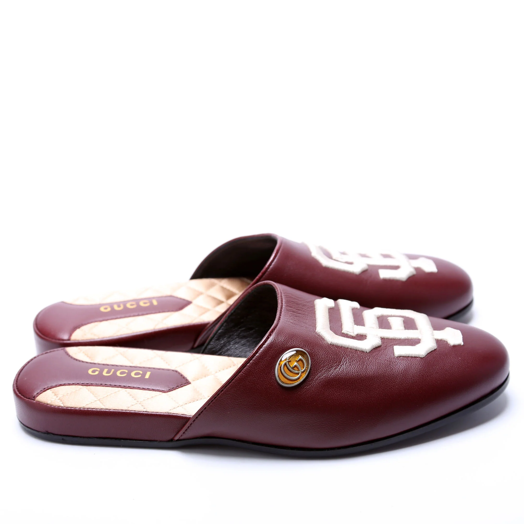 Giants Logo Mules Size 35.5 Maroon - Image 3