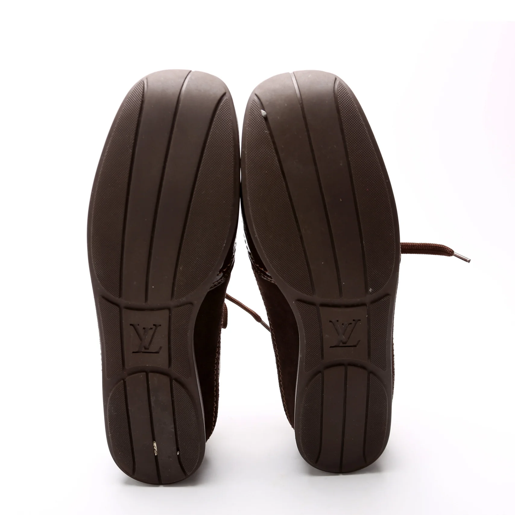 Globe Trotter Patent/Monogram Sneakers Size 38.5 - Image 7