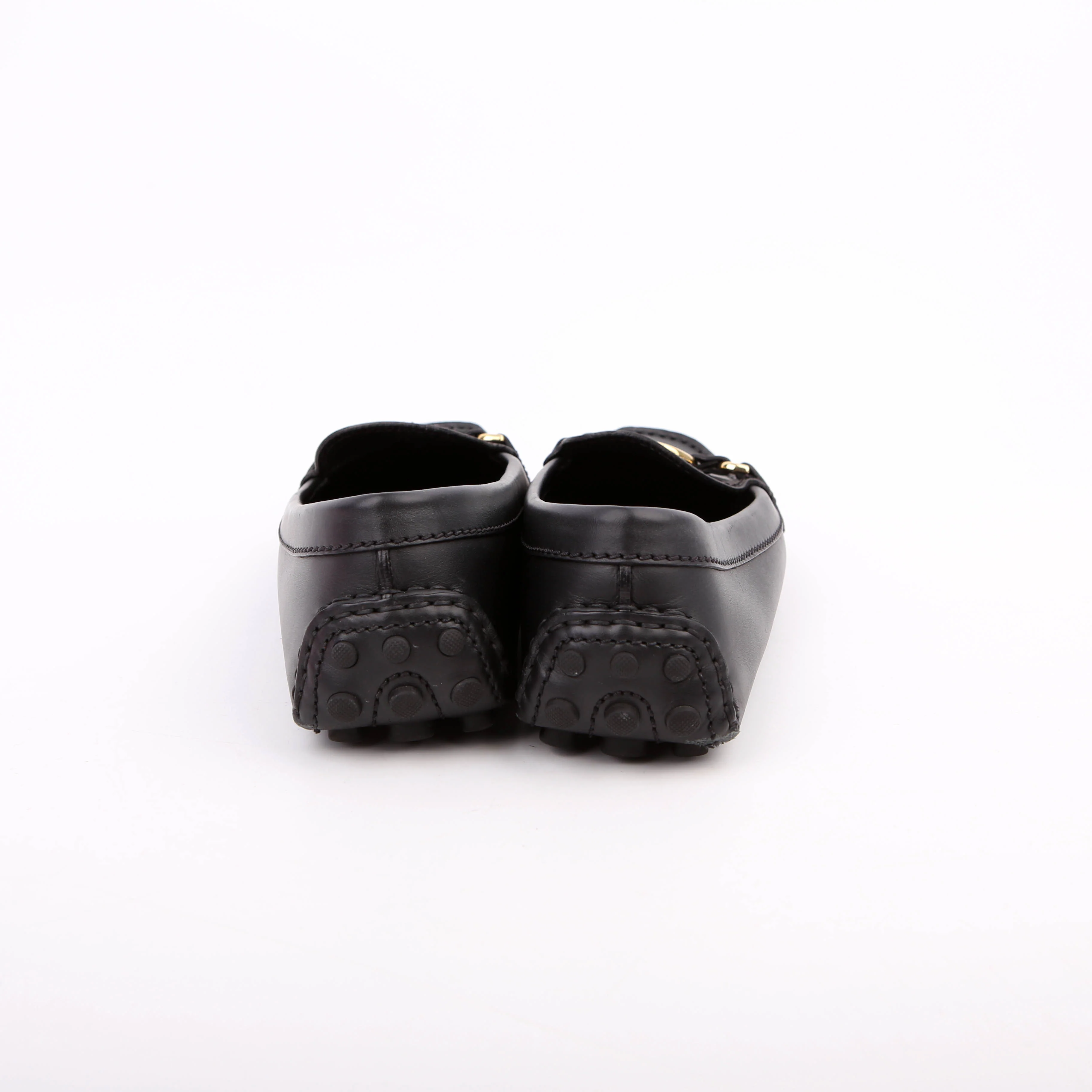 Gloria Driving Loafers Leather Size 39 Black - Image 4