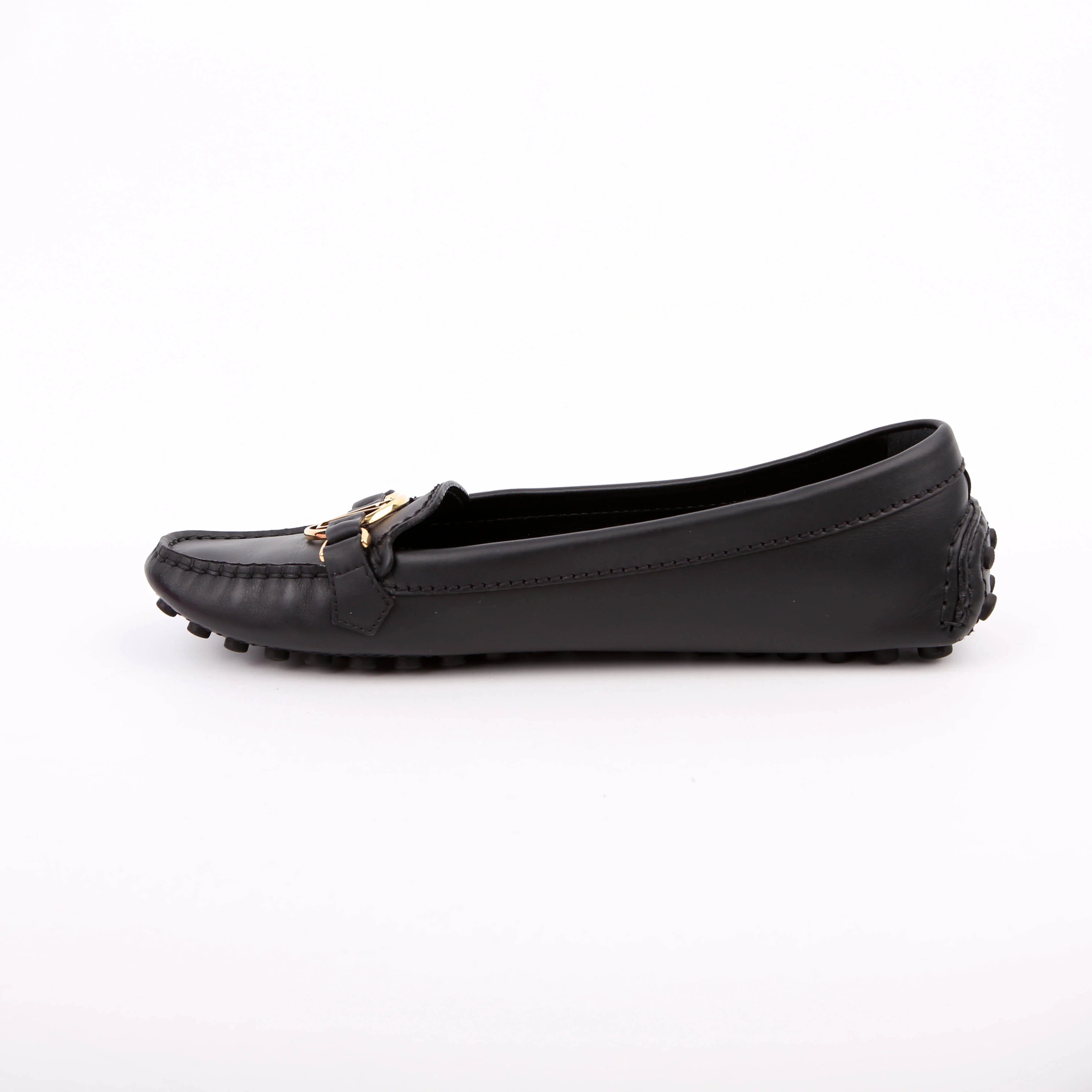 Gloria Driving Loafers Leather Size 39 Black - Image 6