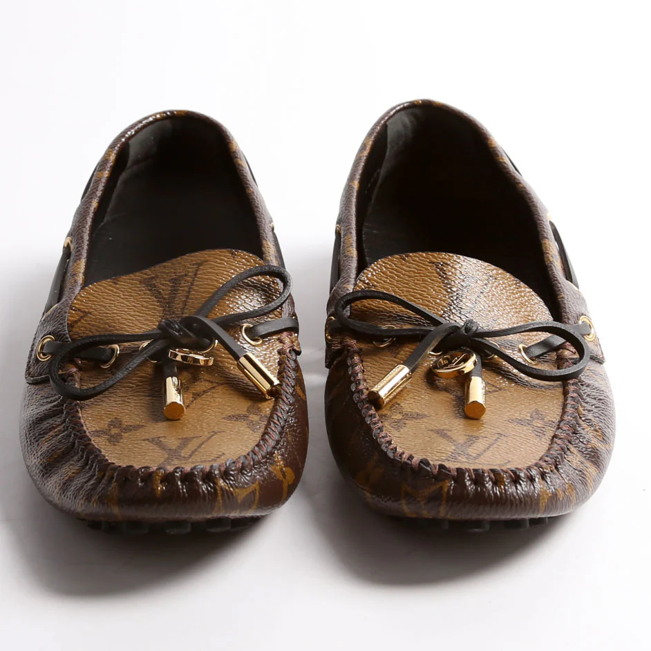 Gloria Loafers Reverse Monogram Size 35.5 - Image 8