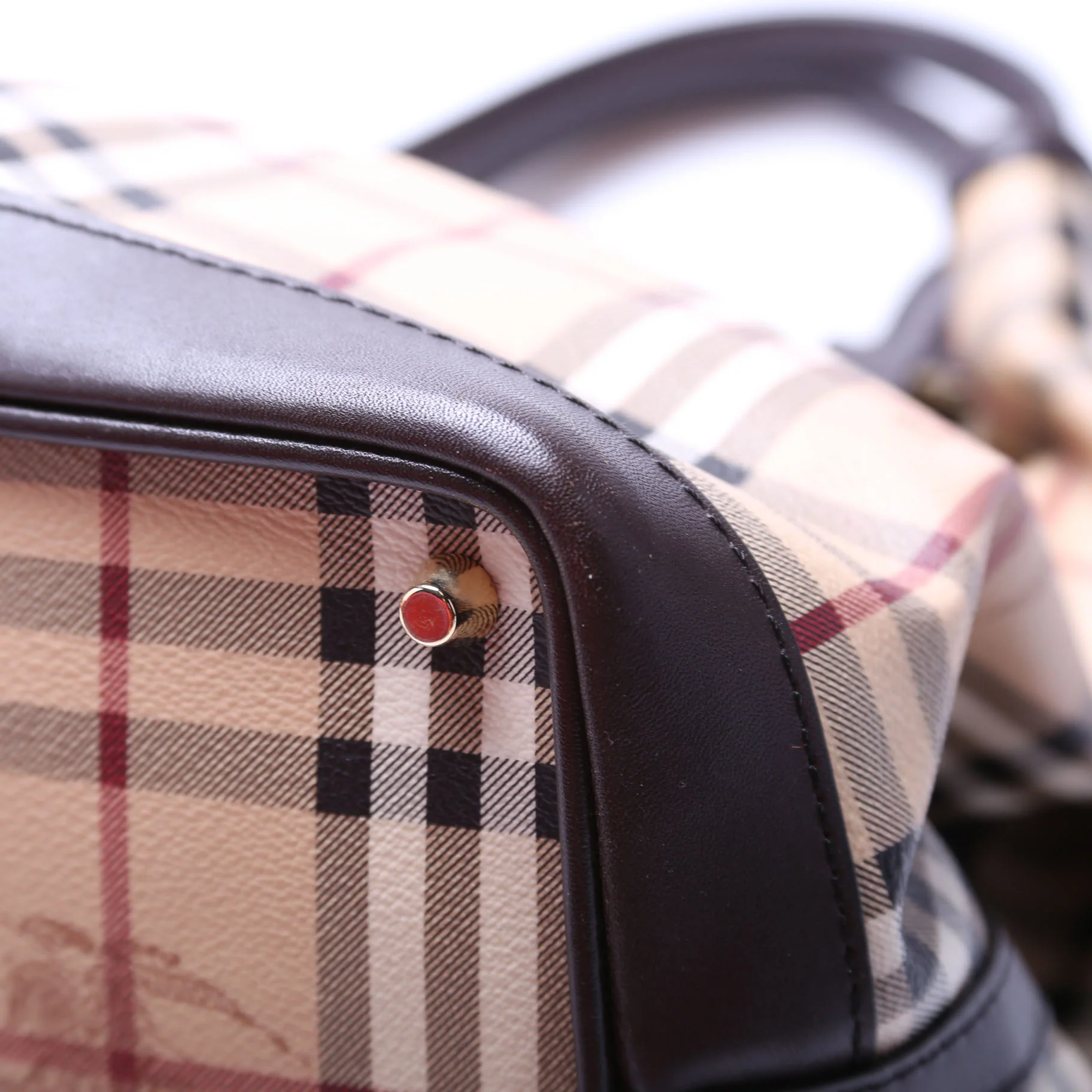 Goldertone Haymarket Tote - Image 7