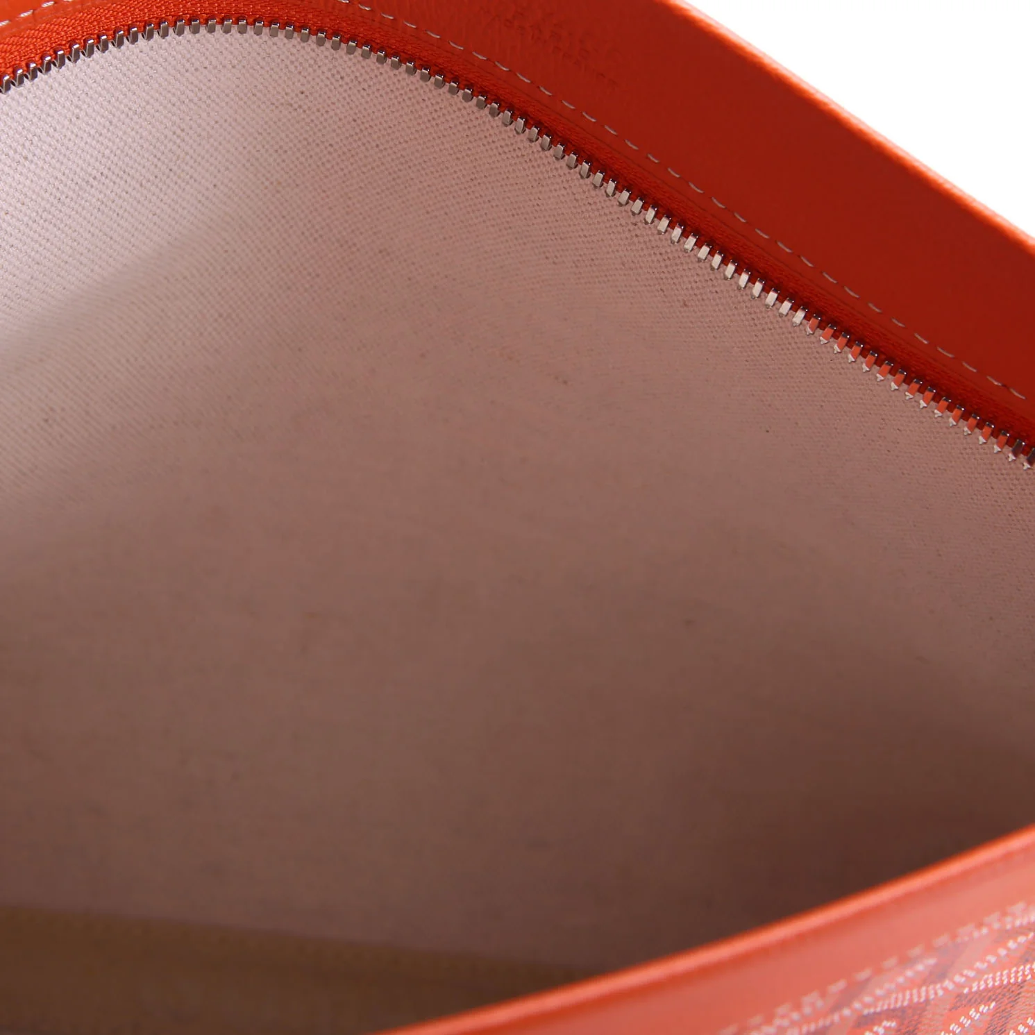 Goyardine Conti Pouch Orange - Image 12