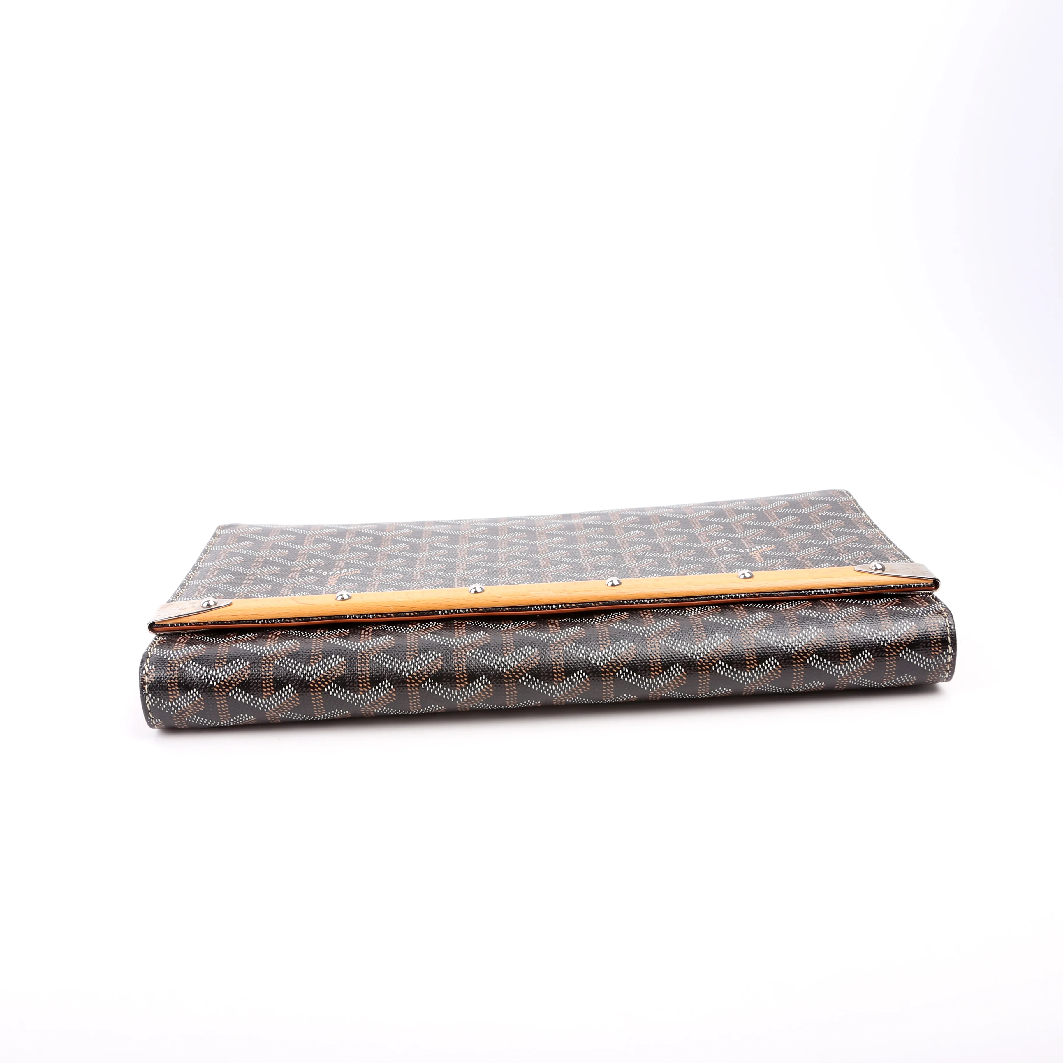 Goyardine Monte Carlo Bois Clutch Black - Image 4
