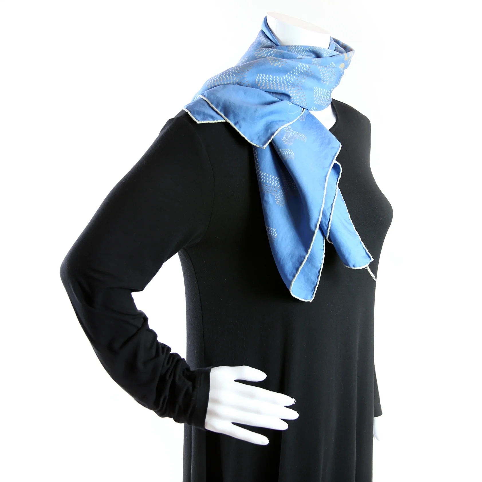 Goyardine Pattern Silk Scarf - Image 10