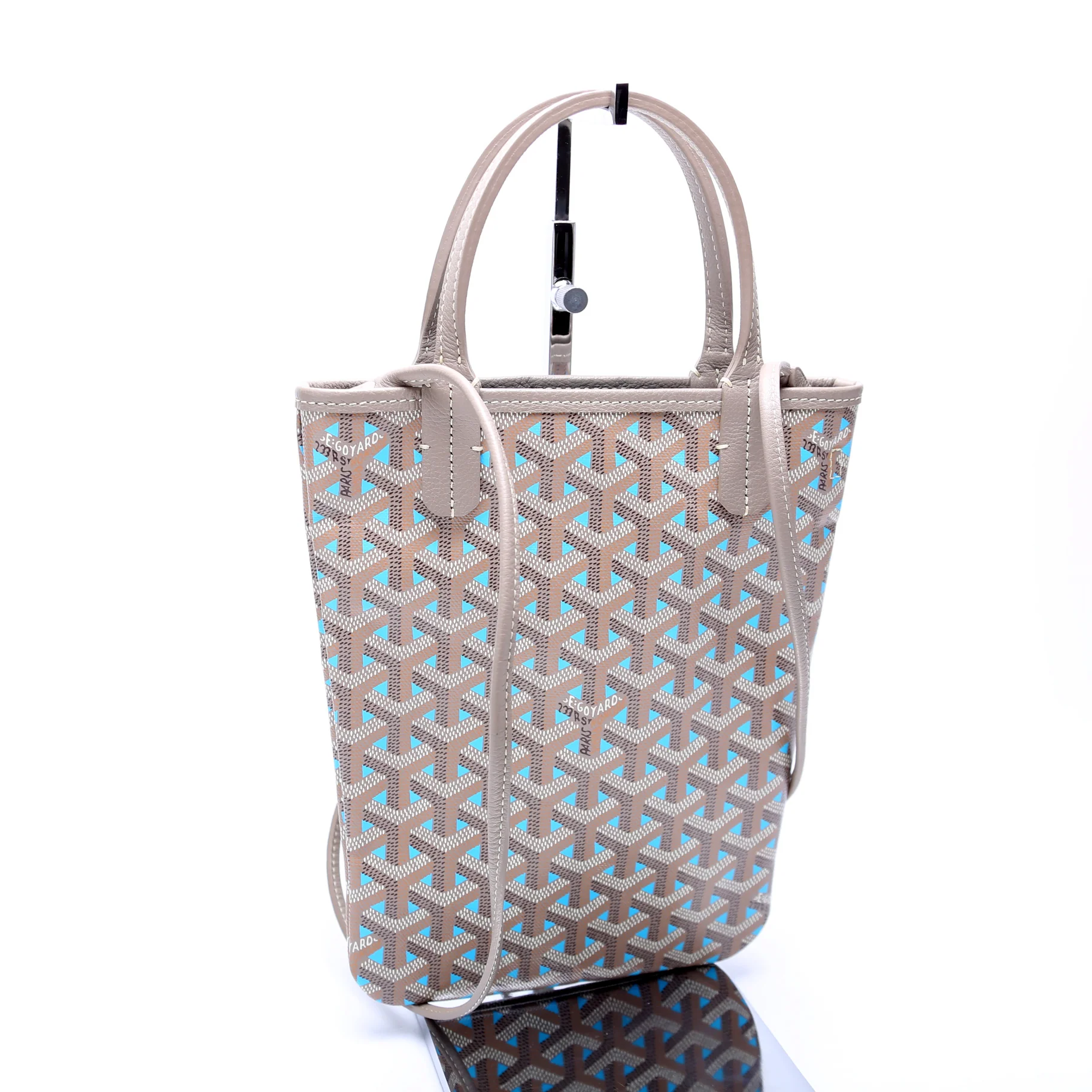 Goyardine Poitiers Claire Voie Tote Grey - Image 2