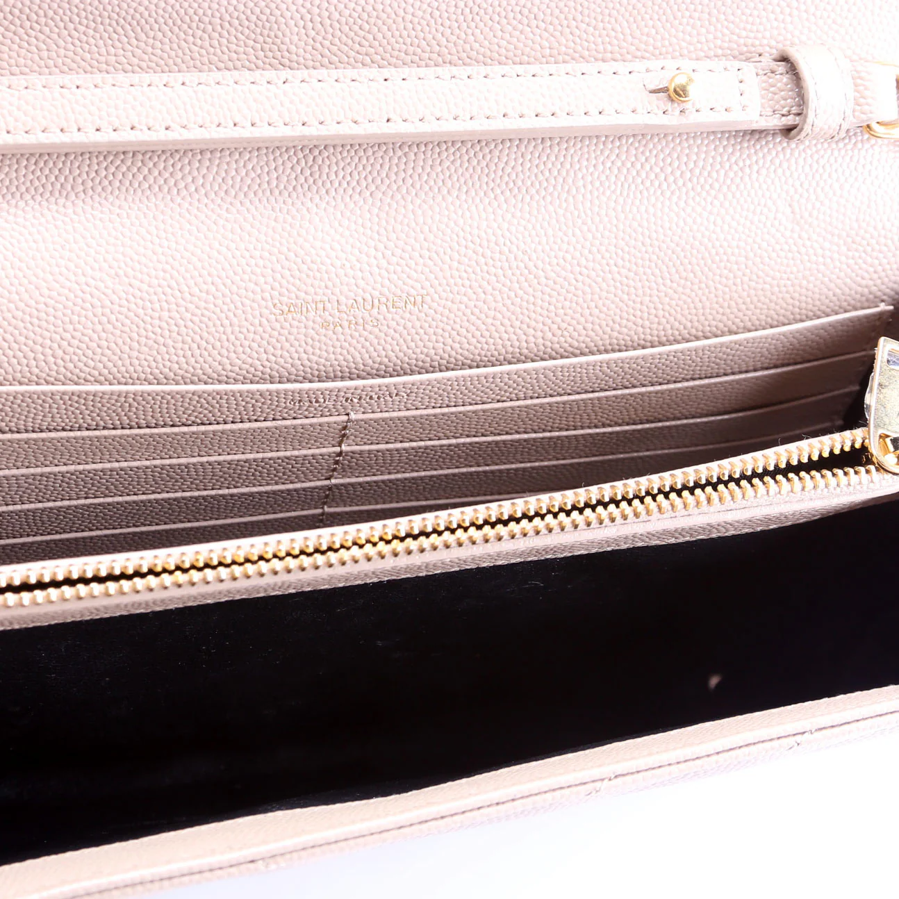 Grain De Poudre Chain Wallet 377828 Beige - Image 7