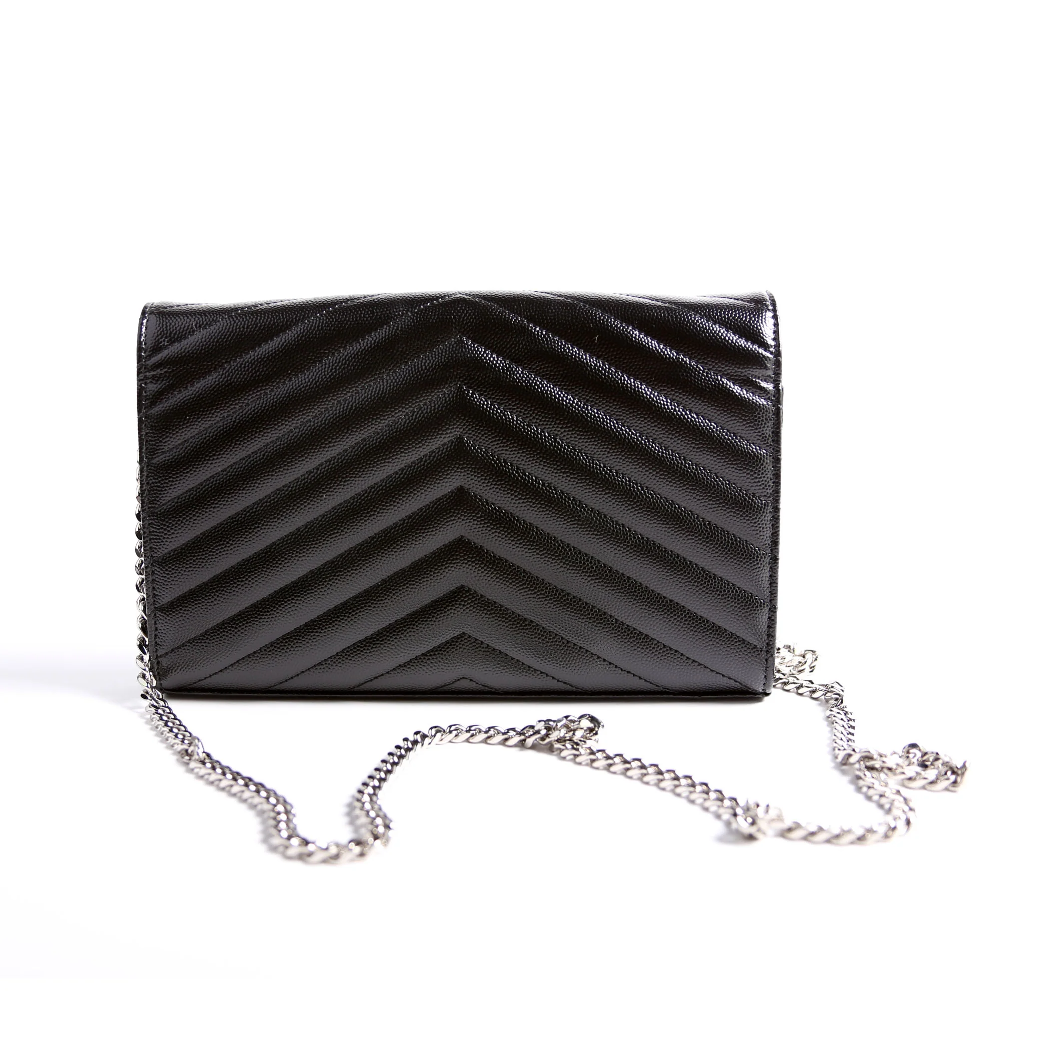 Grain De Poudre Chain Wallet 377828 Black - Image 2