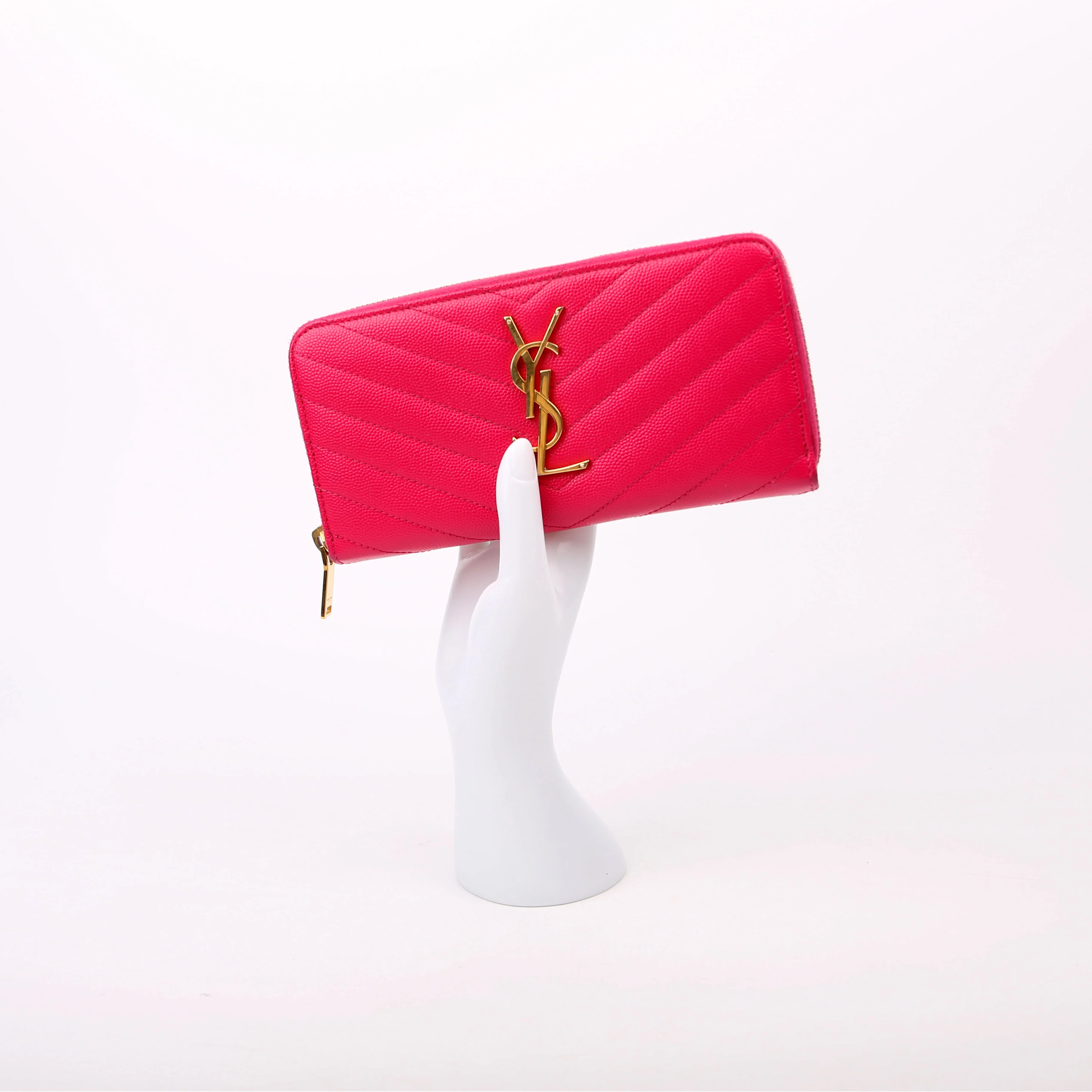 Grain De Poudre Zip Around Wallet Pink - Image 10
