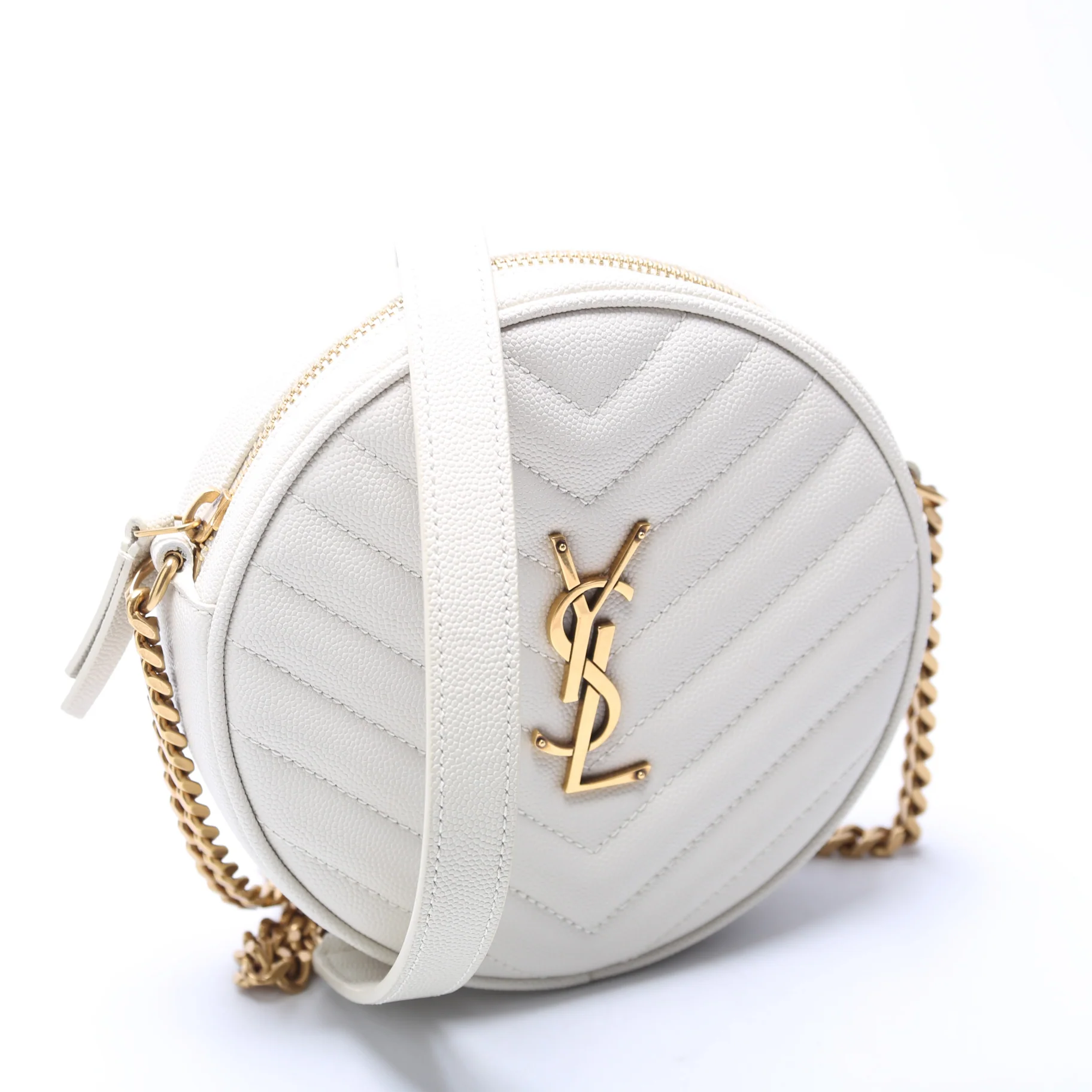 Grain De Round Camera Bag White - Image 2