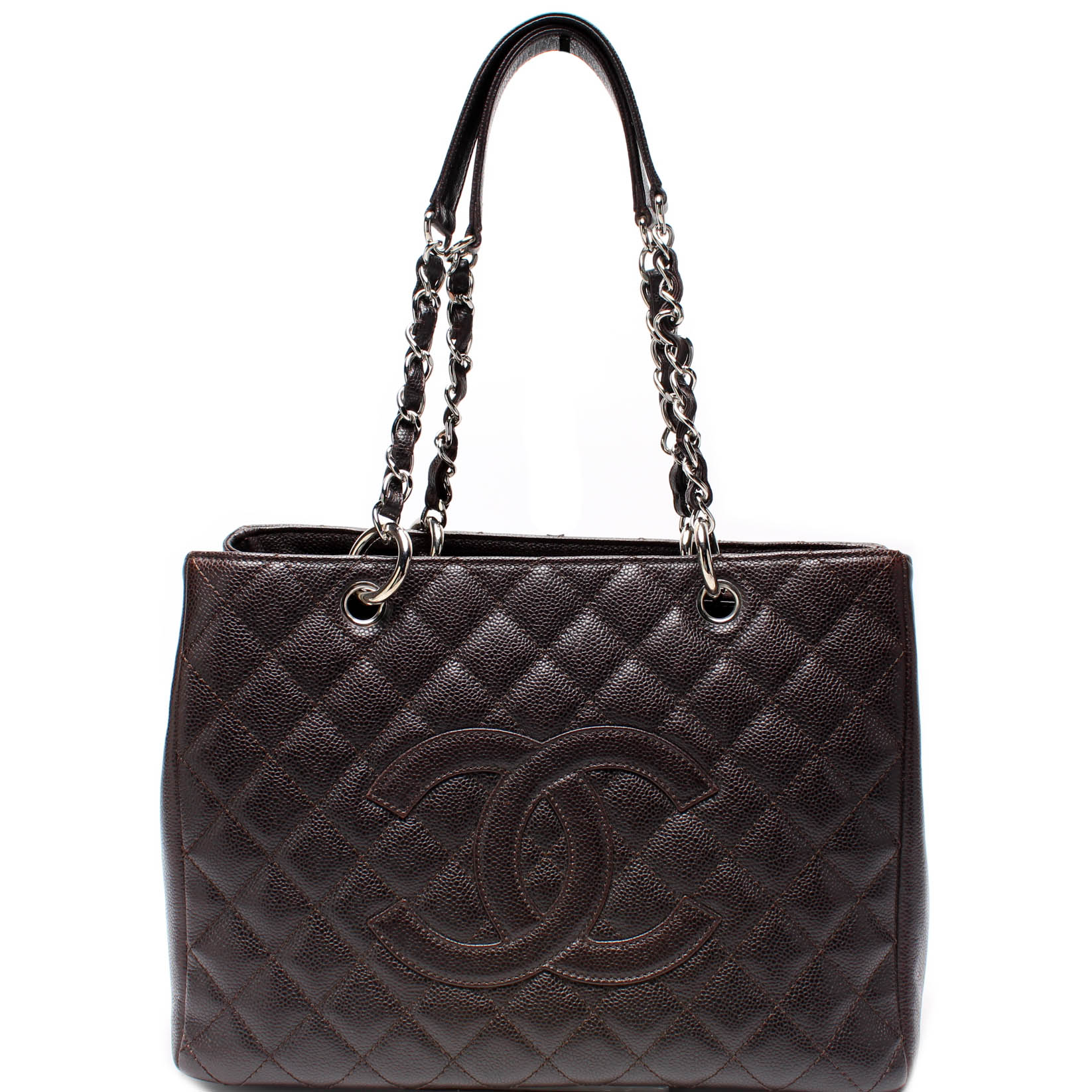 Grand Shopping Tote Caviar 11M