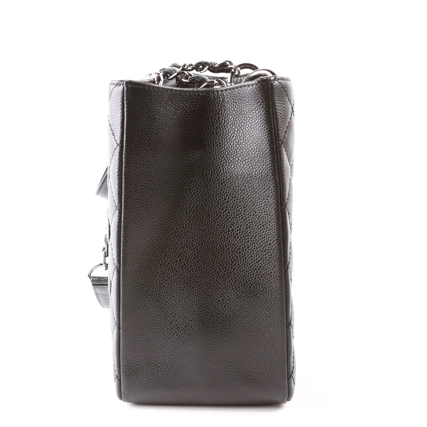 Grand Shopping Tote Caviar Black - Image 3