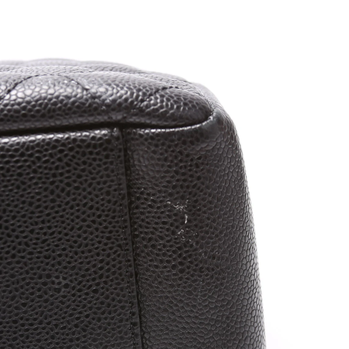 Grand Shopping Tote Caviar Black - Image 5