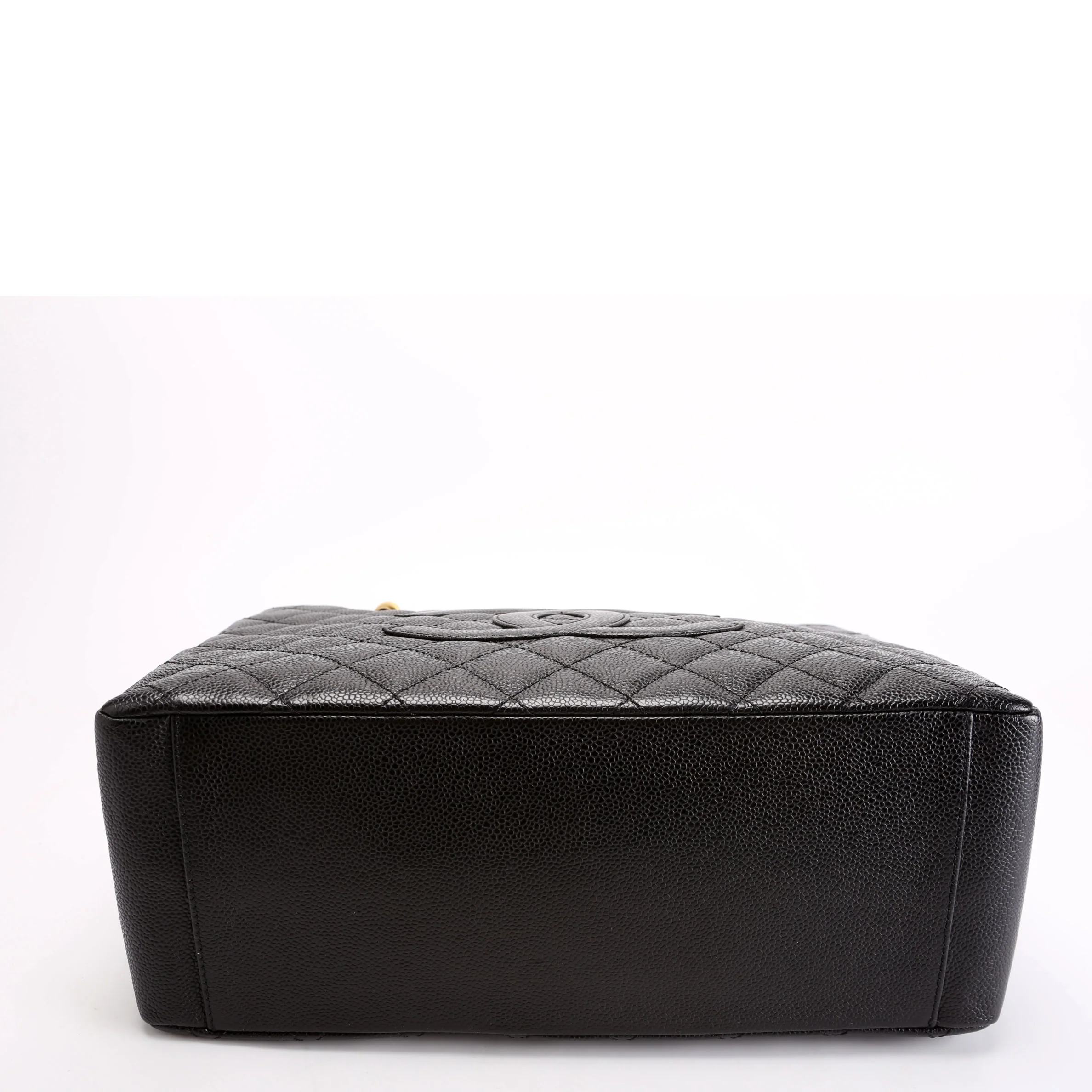 Grand Shopping Tote Caviar Black - Image 4