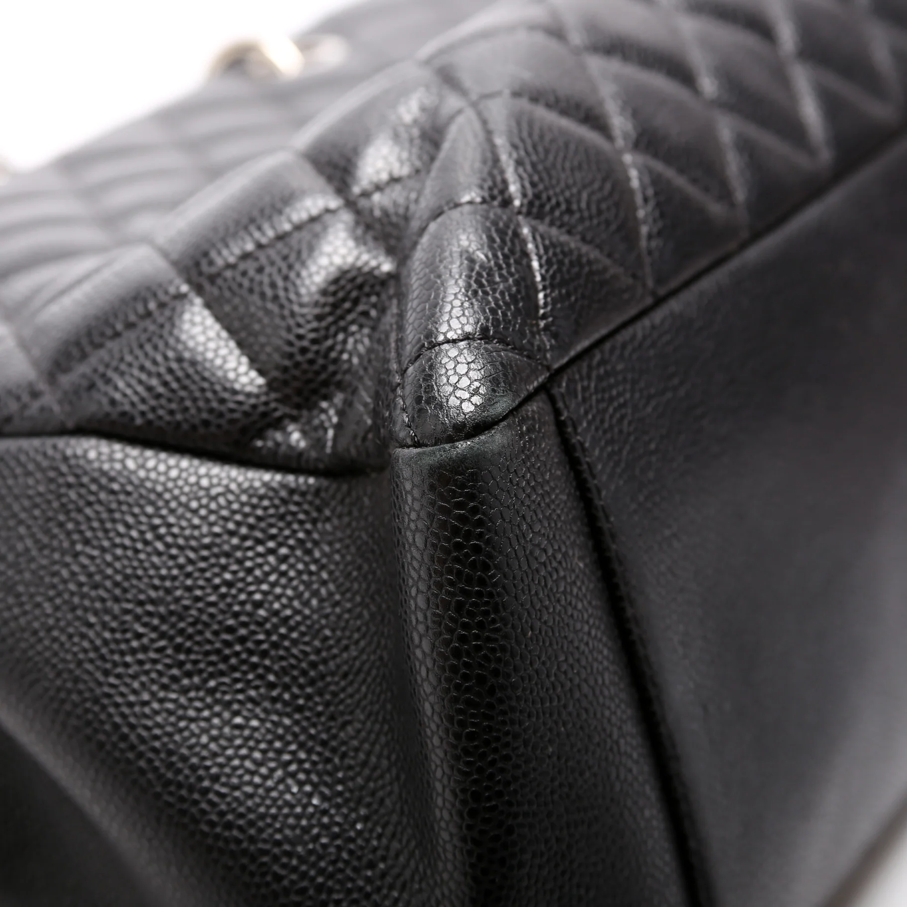 Grand Shopping Tote Caviar Black - Image 5