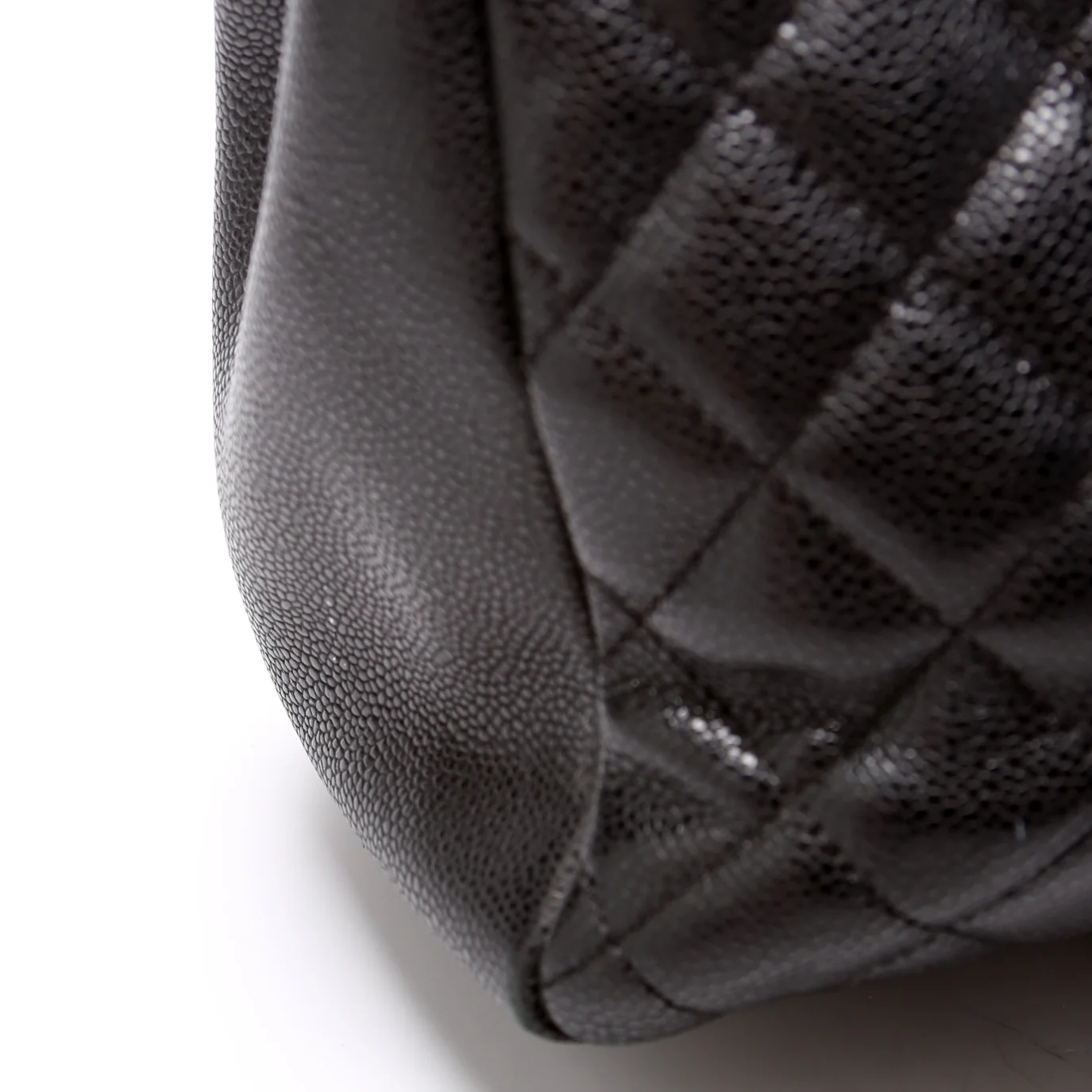 Grand Shopping Tote Caviar Black - Image 6