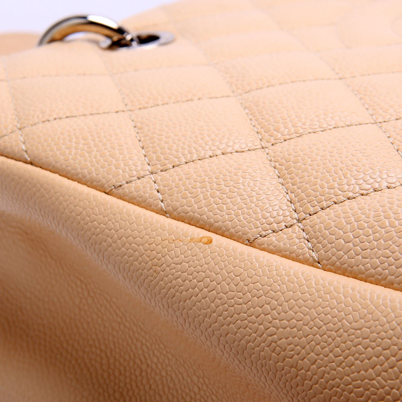 Grand Shopping Tote Caviar Nude - Image 7