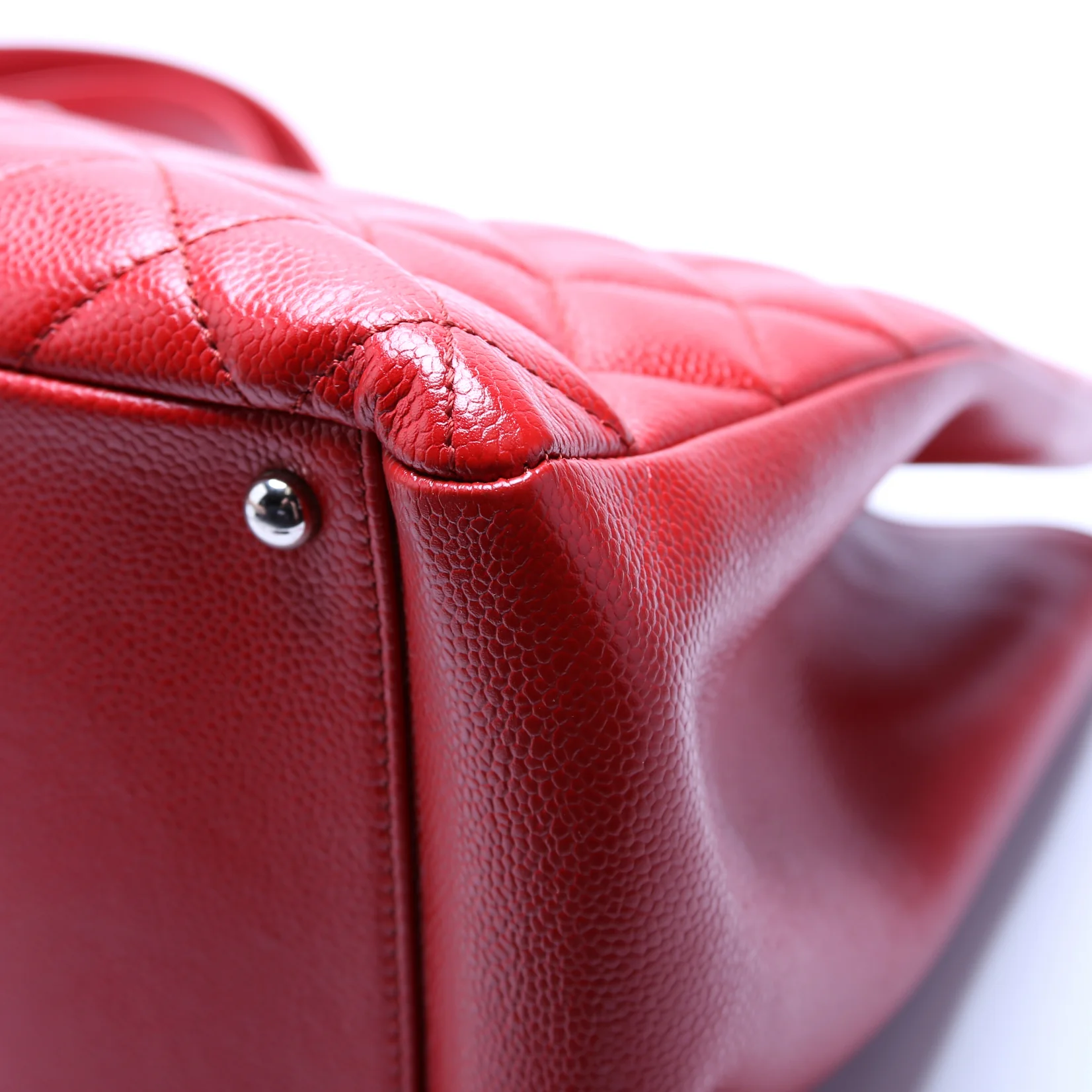 Grand Shopping Tote Caviar XL Red - Image 6