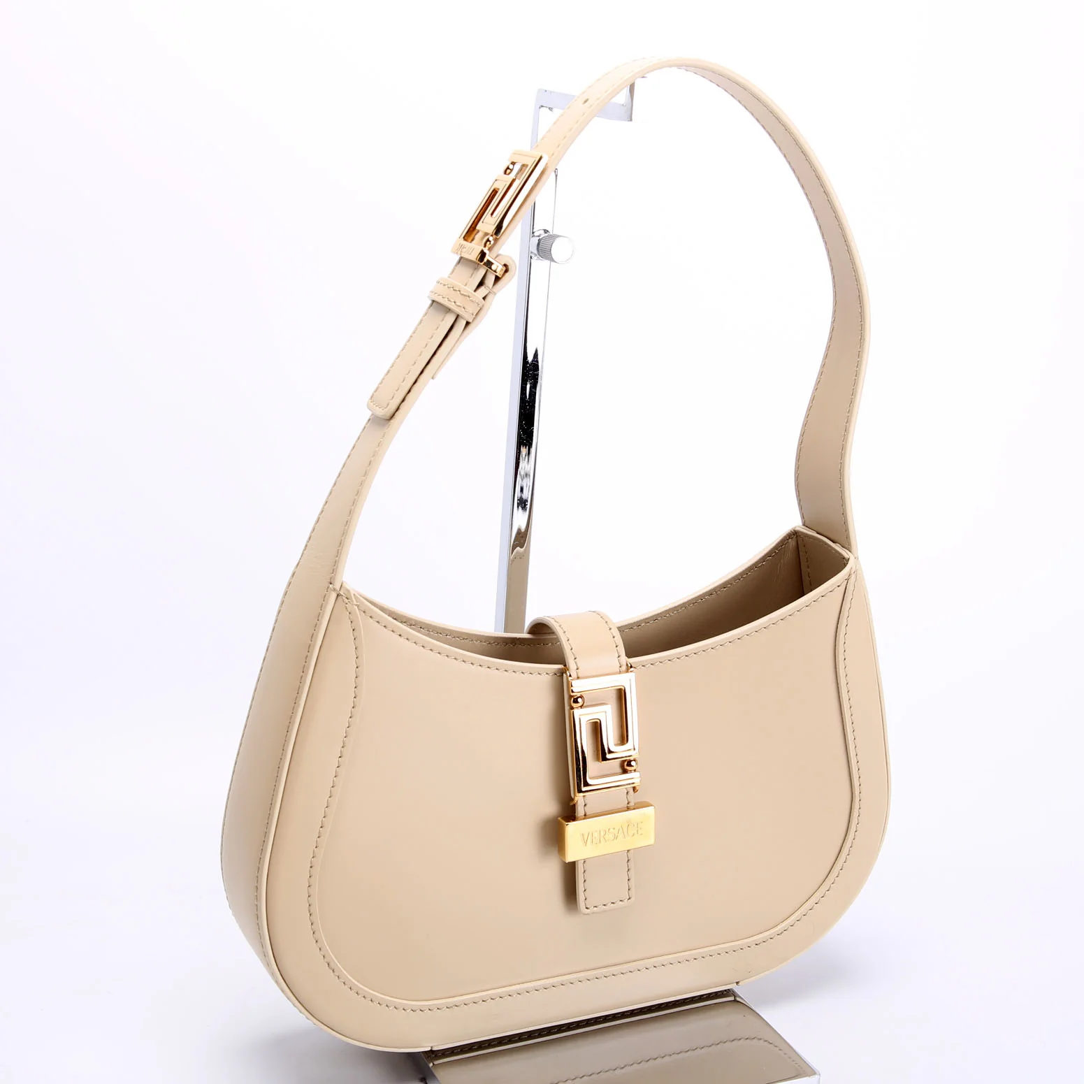 Greca Goddess Small Hobo Beige/Gold - Image 2