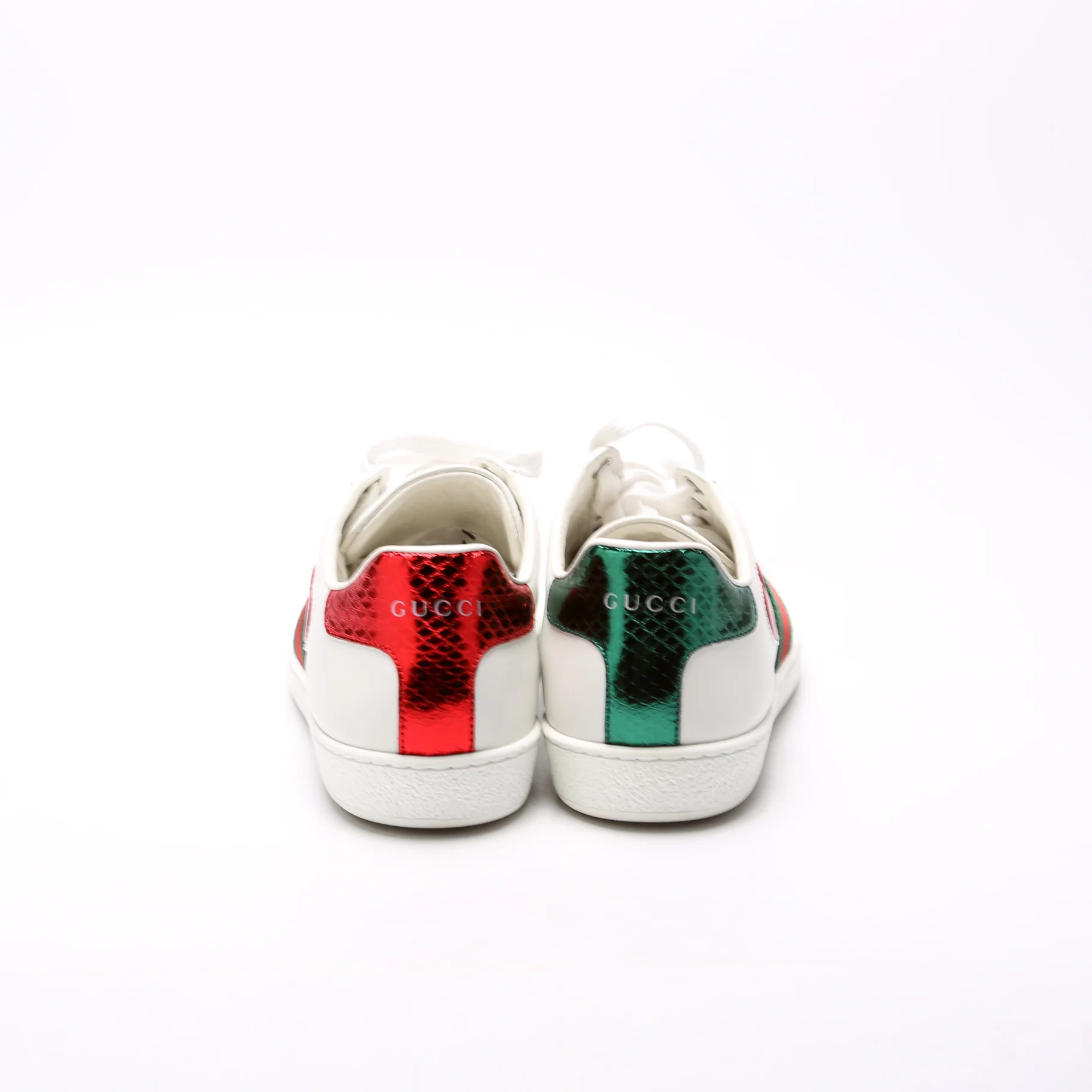 Gucci Ace Web Heart Sneaker Size 37.5 - Image 4