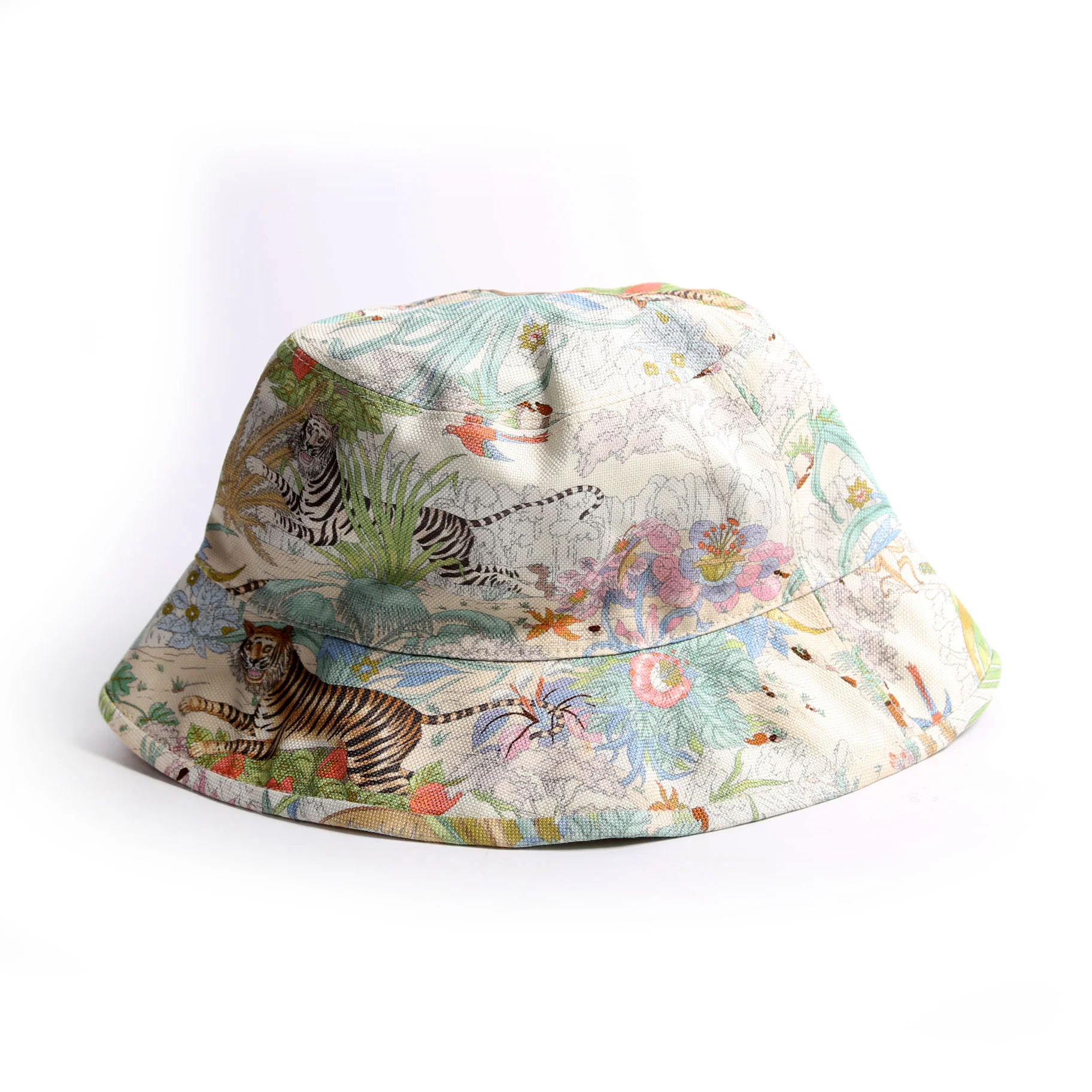 Gucci Tiger Canvas Bucket Size Large - Image 3