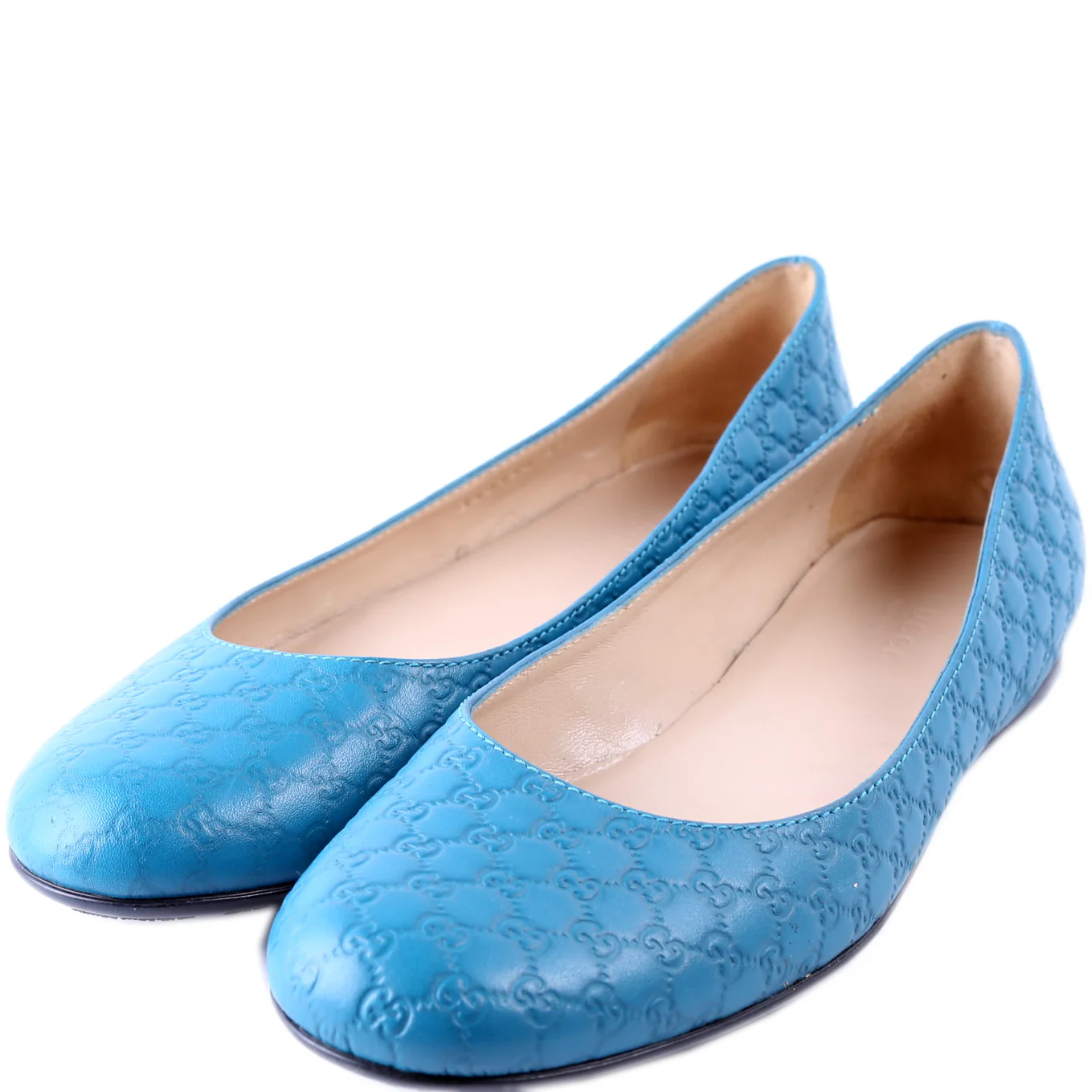 Guccissima Ballet Flats Size 37 Blue