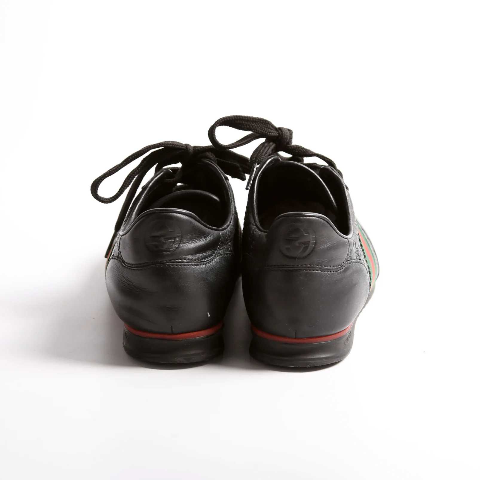 Guccissima Leather Web Sneakers Size 38 - Image 4