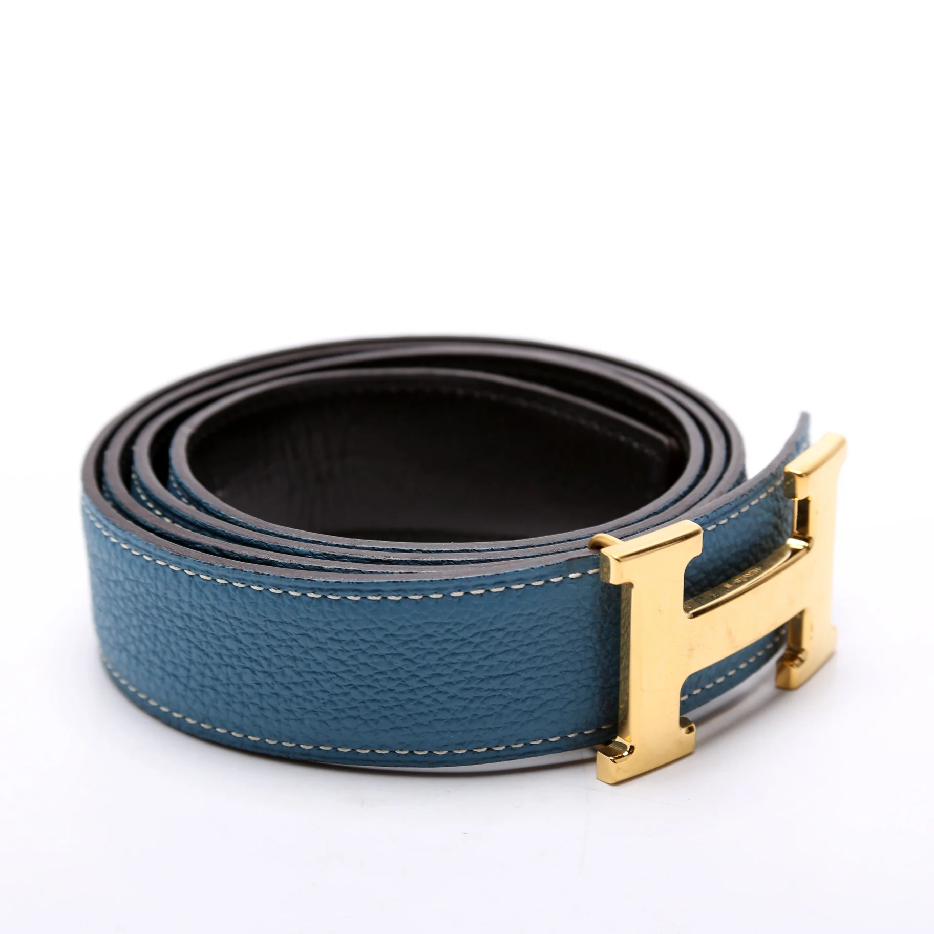 H Reversible Belt Size 100/40 Blue/Black - Image 2