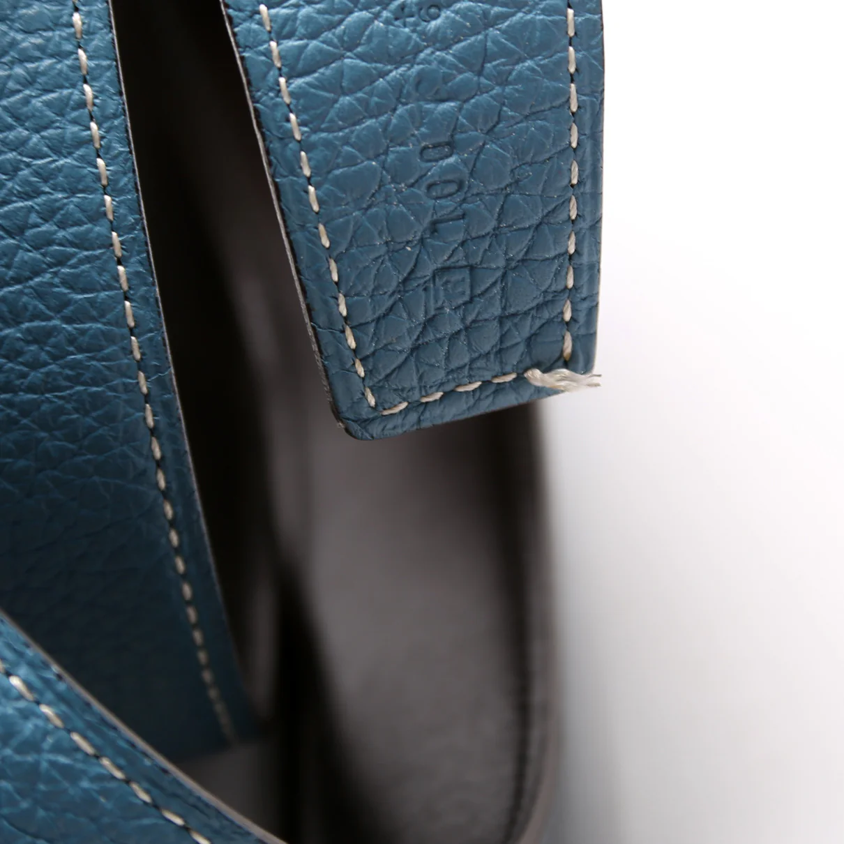 H Reversible Belt Size 100/40 Blue/Black - Image 7
