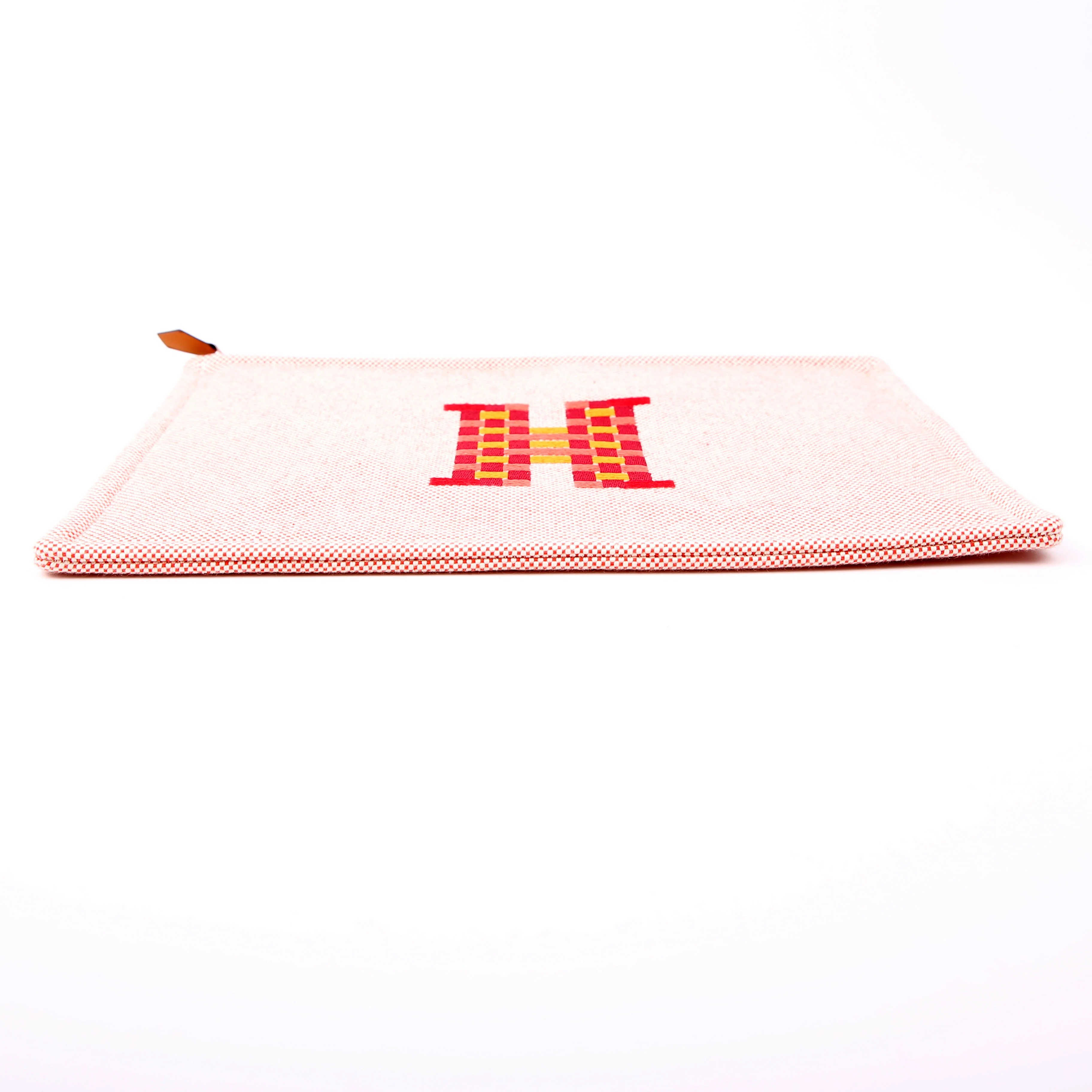 H Tissage Pouch Orange - Image 4