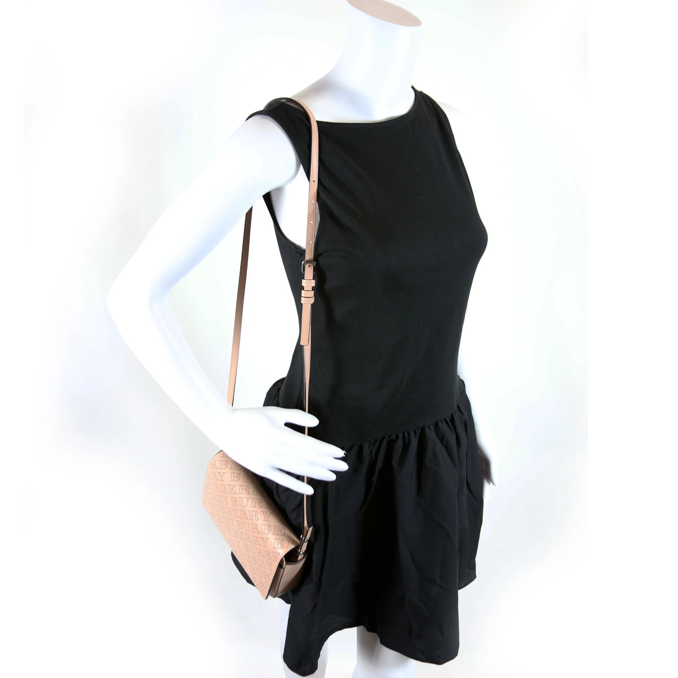 Hampshire Crossbody Perf/Calfskin Tan - Image 10